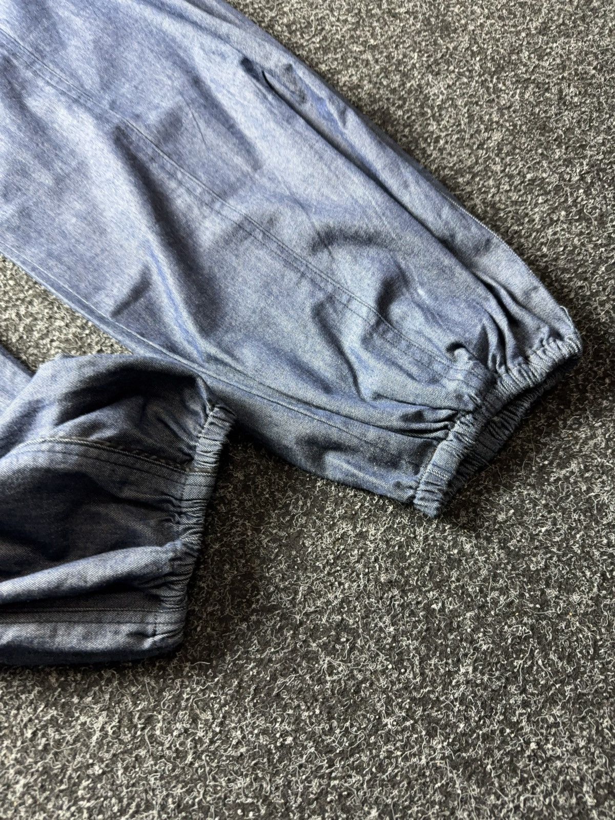 Avant Garde Japanese Denim Cargo Utility Asymmetric Pants