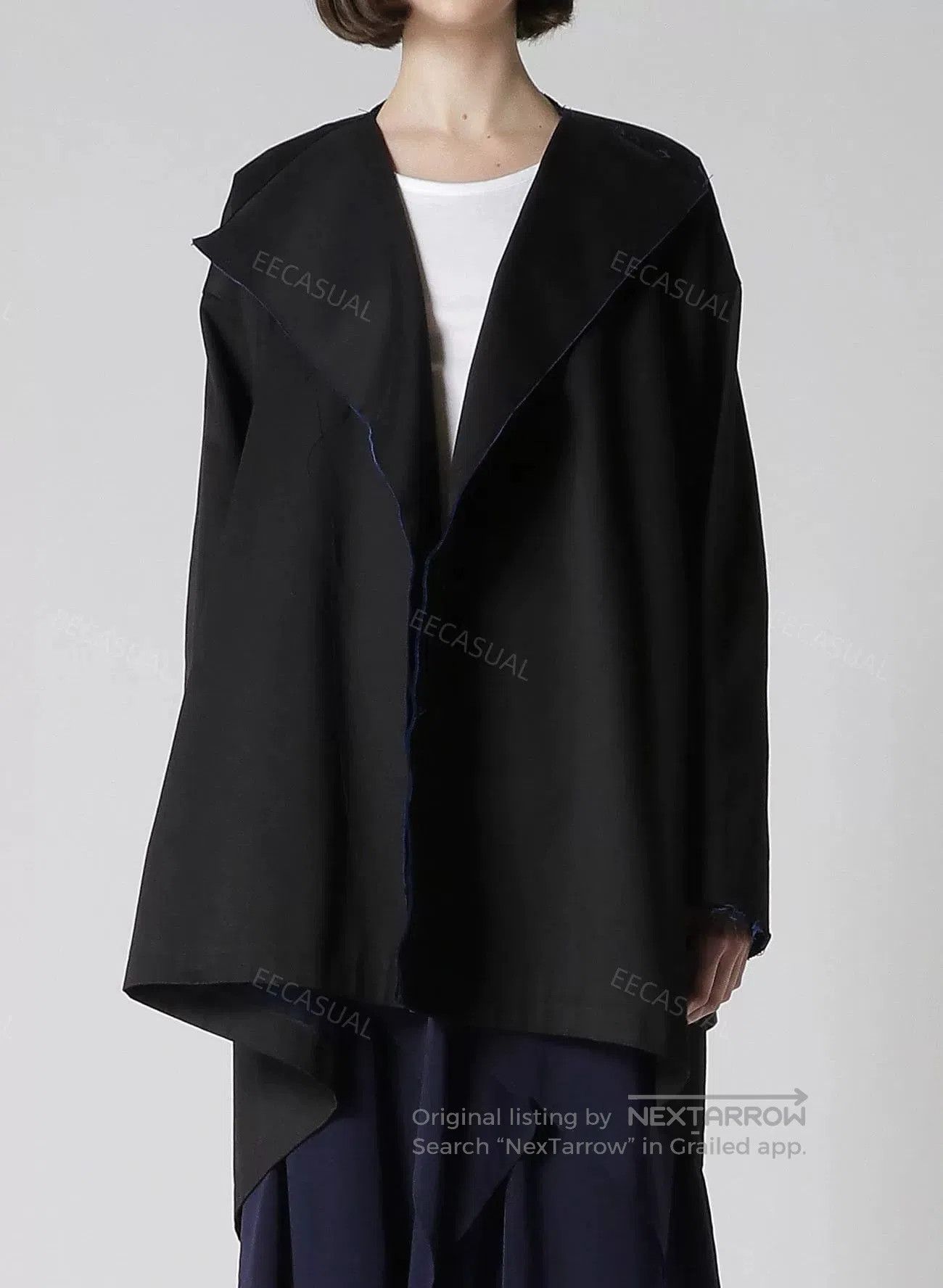 Other Asymmetrical Double Faced Coat by Yamamoto. Size M / US 6-8 / IT 42-44 - 7 Thumbnail