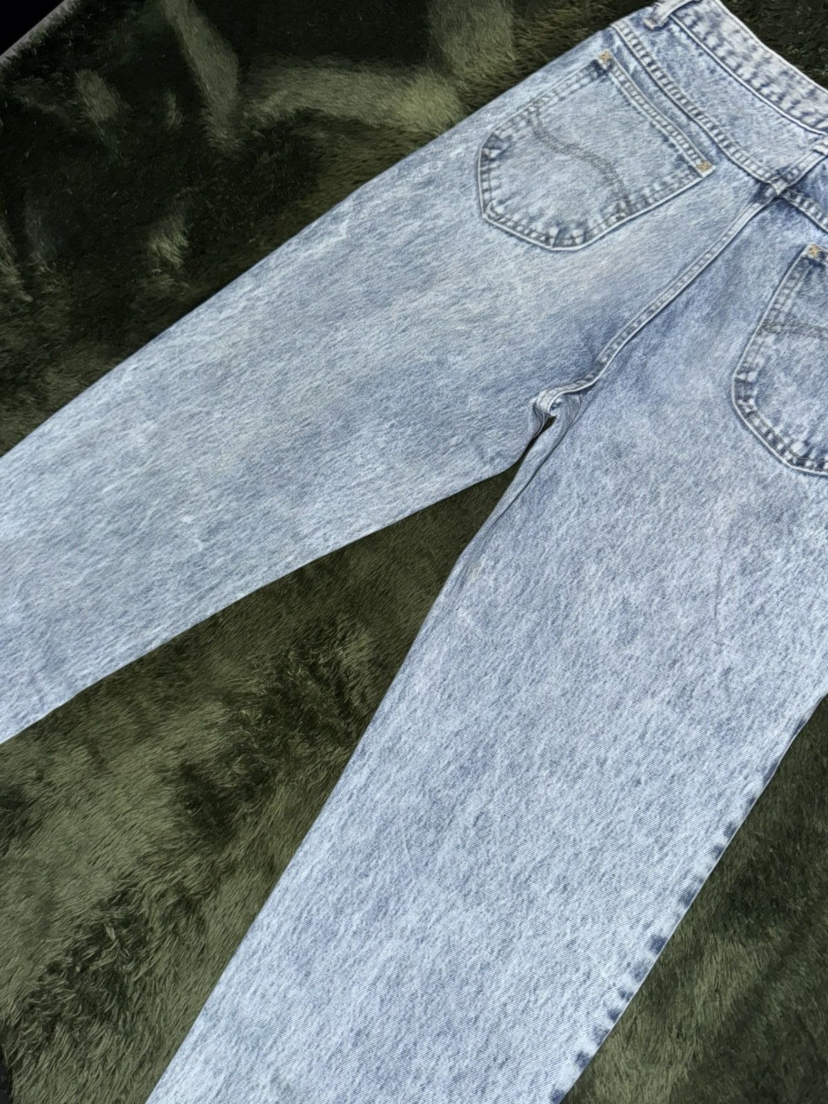Lee [32X32] LEE RIDERS JAPAN acid washed denim pants indigo Size US 32 / EU 48 - 12 Thumbnail
