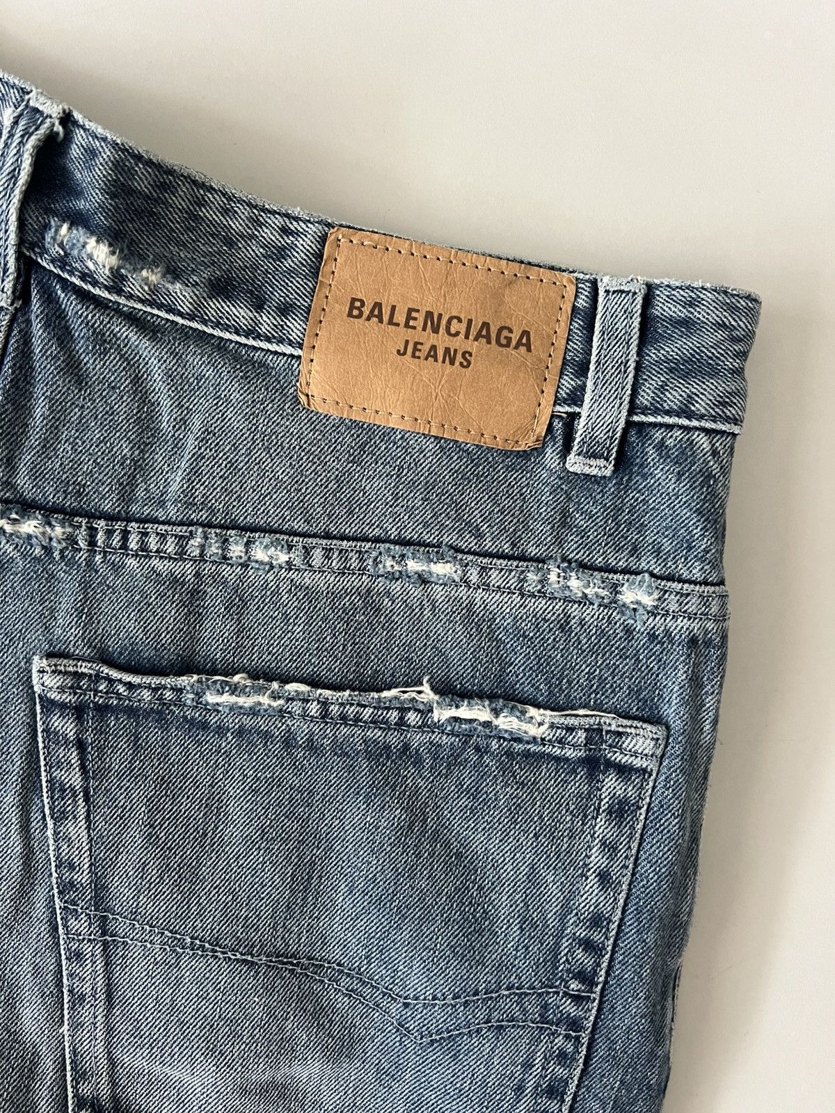 Balenciaga Balenciaga Baggy Wide Leg Skater Jeans Size US 32 / EU 48 - 3 Thumbnail