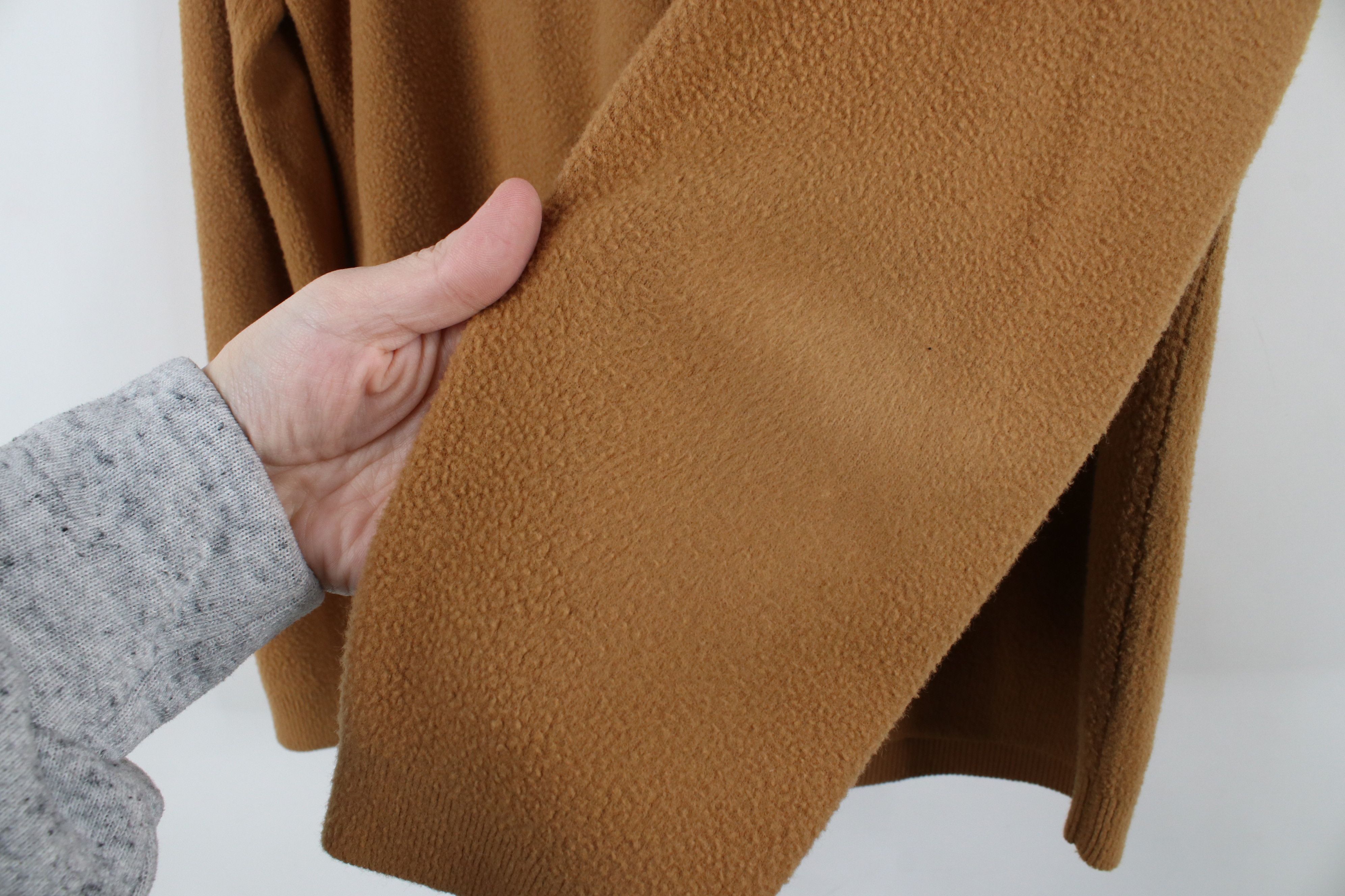 Vintage Vintage 70s Streetwear Blank Velour Fleece Sweater Brown Size S / US 4 / IT 40 - 7 Thumbnail