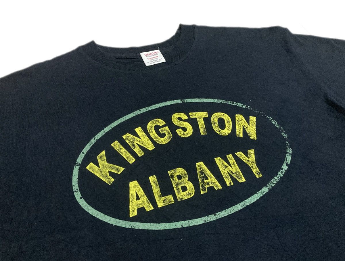 🔥Rare Y2K Vintage Denime Shirt Kingston Albany