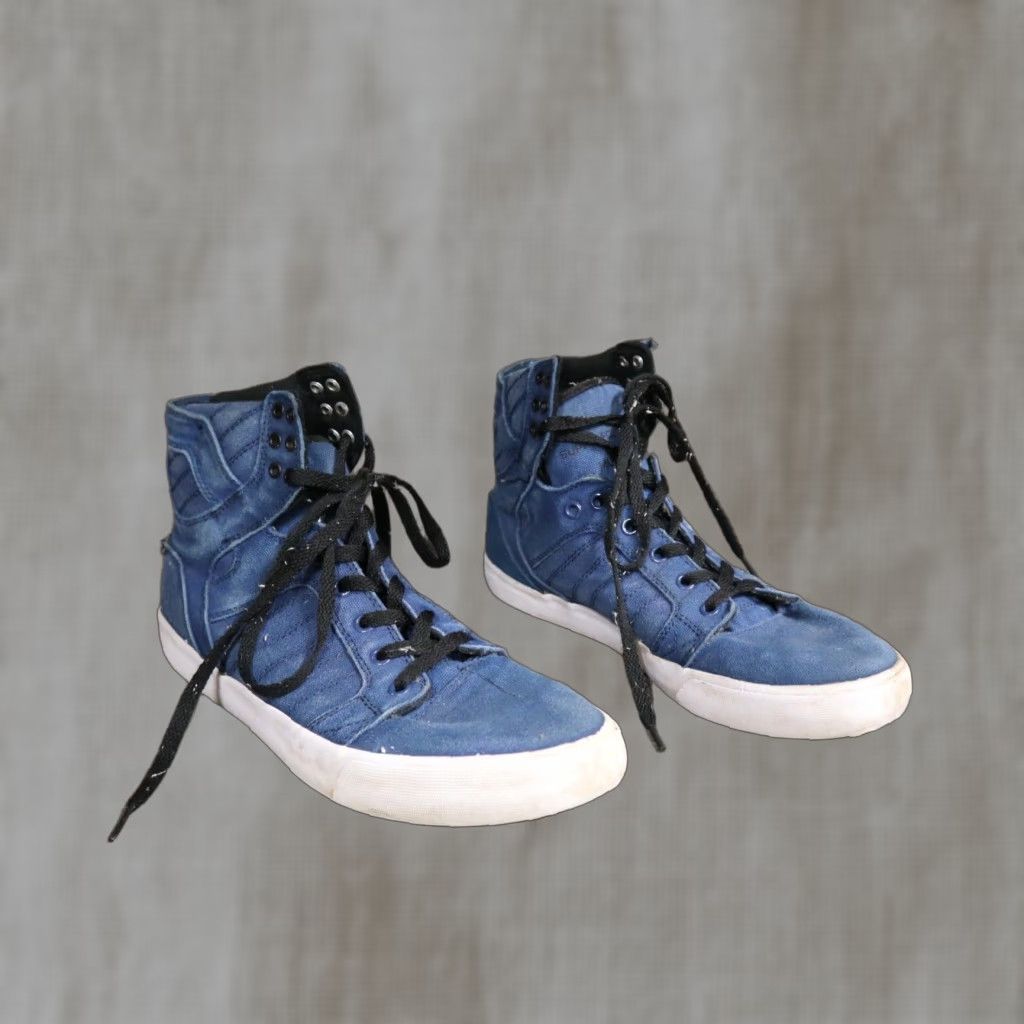 Supra Vintage Supra Skytop Sneakers Men 10 Athletic Black Navy 90s Size US 10 / EU 43 - 1 Thumbnail