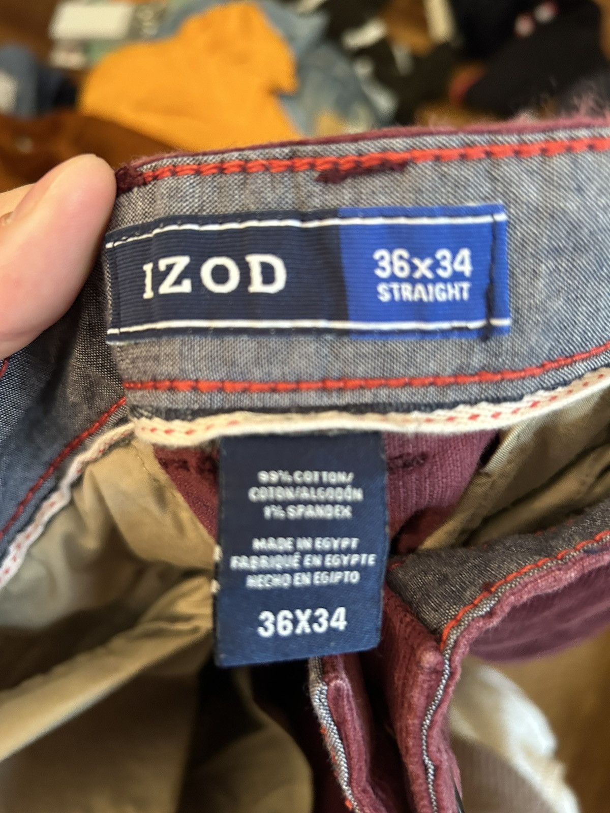 Izod Corduroy Pants 36x34 Size US 36 / EU 52 - 3 Thumbnail