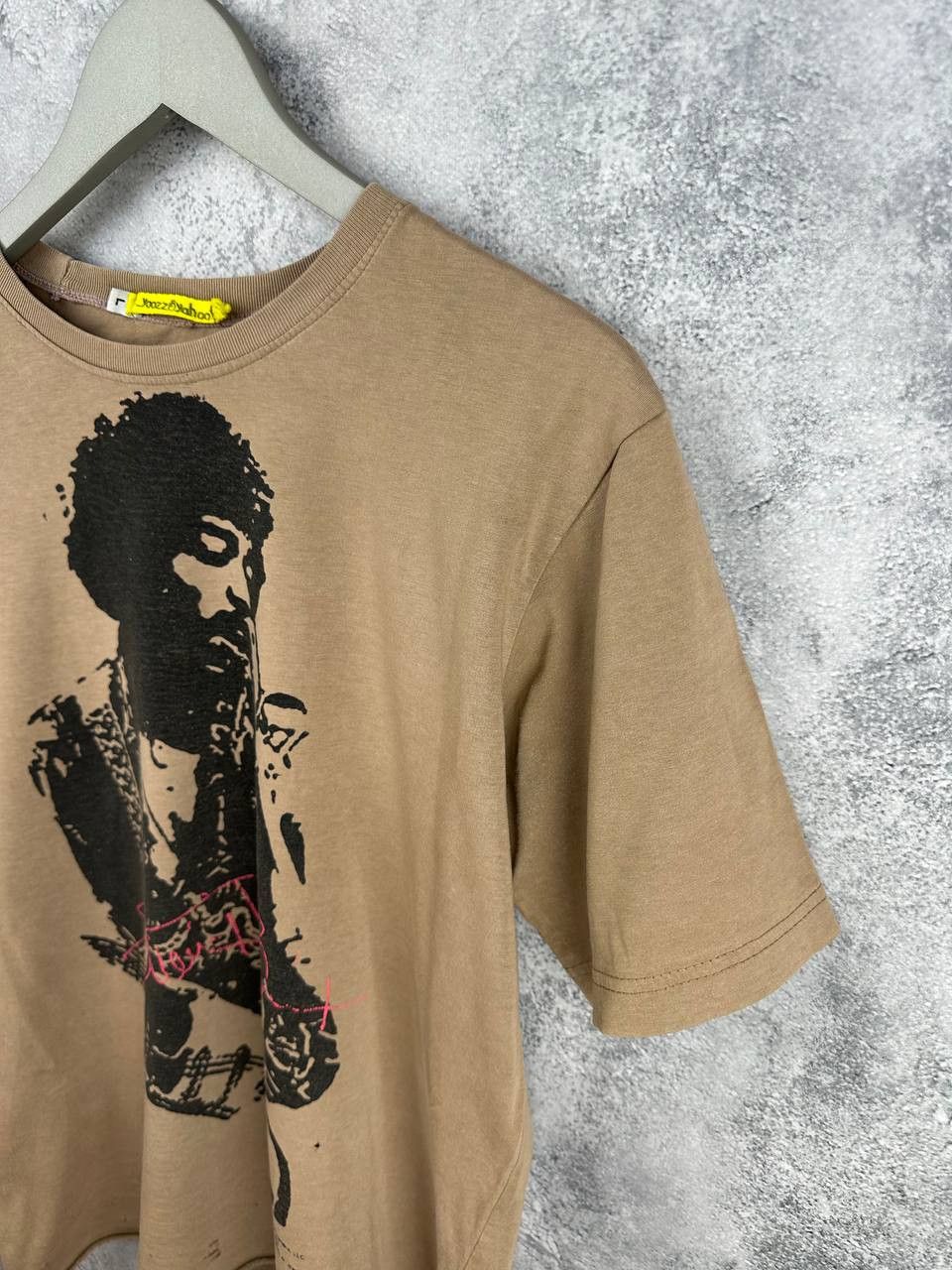 Jimi Hendrix VTG Jimi Hendrix Graphic T-Shirt Single Stitch Distressed Size US L / EU 52-54 / 3 - 4 Thumbnail