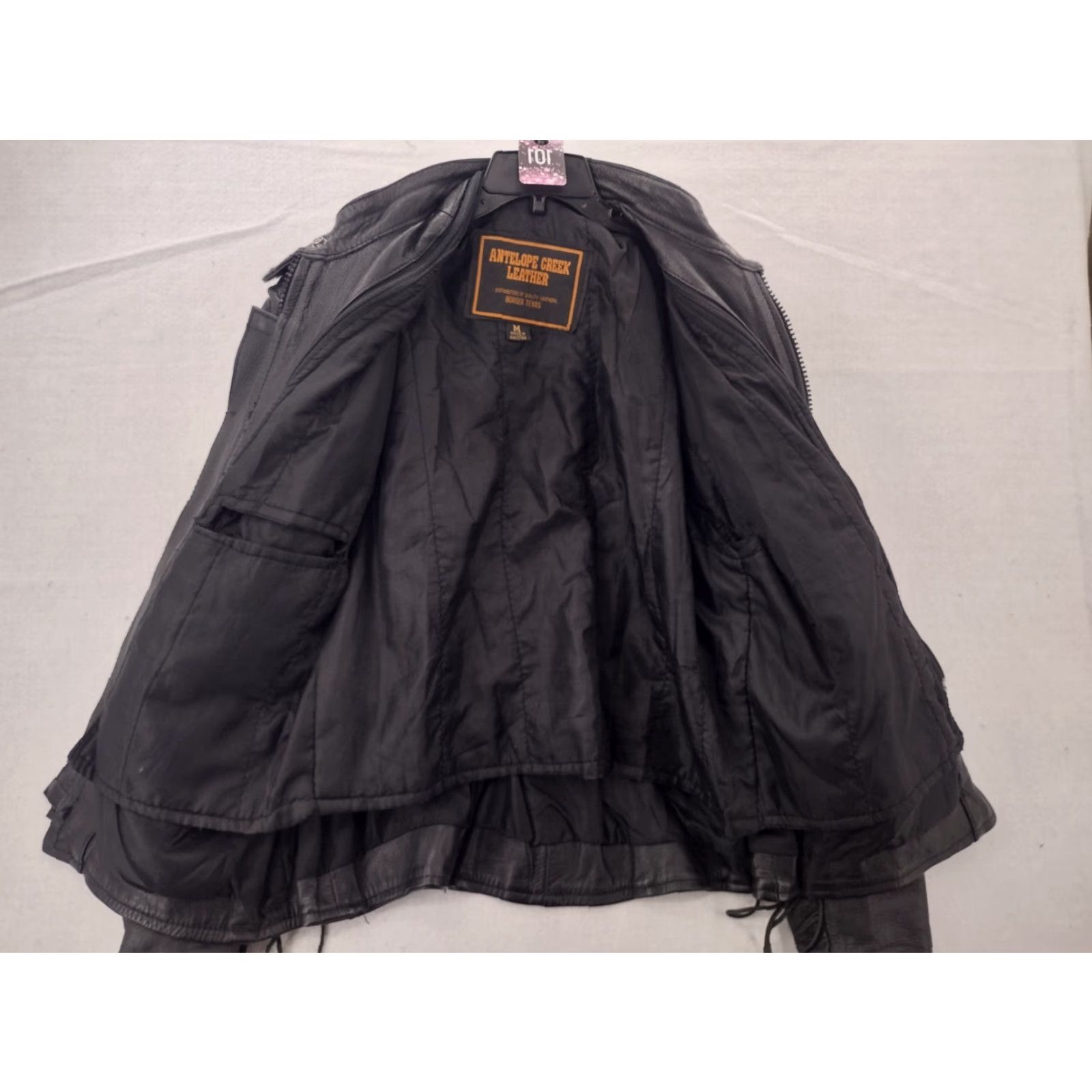 Vintage Antelope Creek Leather Jacket Womens Western Medium Size M / US 6-8 / IT 42-44 - 4 Thumbnail