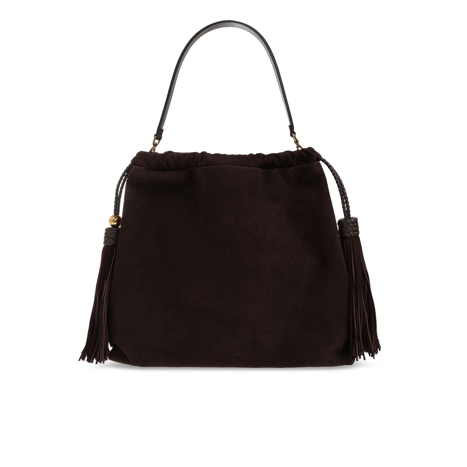 Etro ETRO Kalispera Large Brown Suede Shoulder Bag New & Authenti Size ONE SIZE - 2 Thumbnail