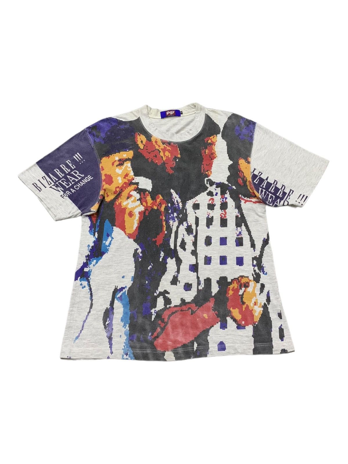 Band Tees × Hysteric Glamour 90s PGS Japan Illustration Smokey Overprint Tshirt Size US M / EU 48-50 / 2 - 3 Thumbnail