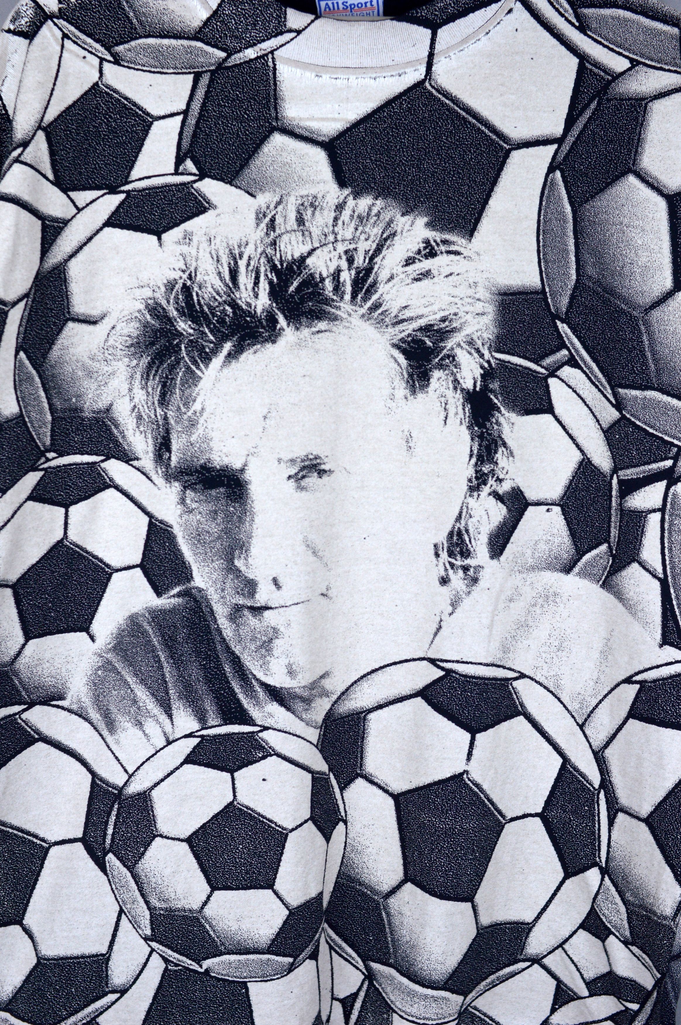 Vintage Vintage Rod Stewart Football Soccer 90s t shirt Size US L / EU 52-54 / 3 - 5 Thumbnail