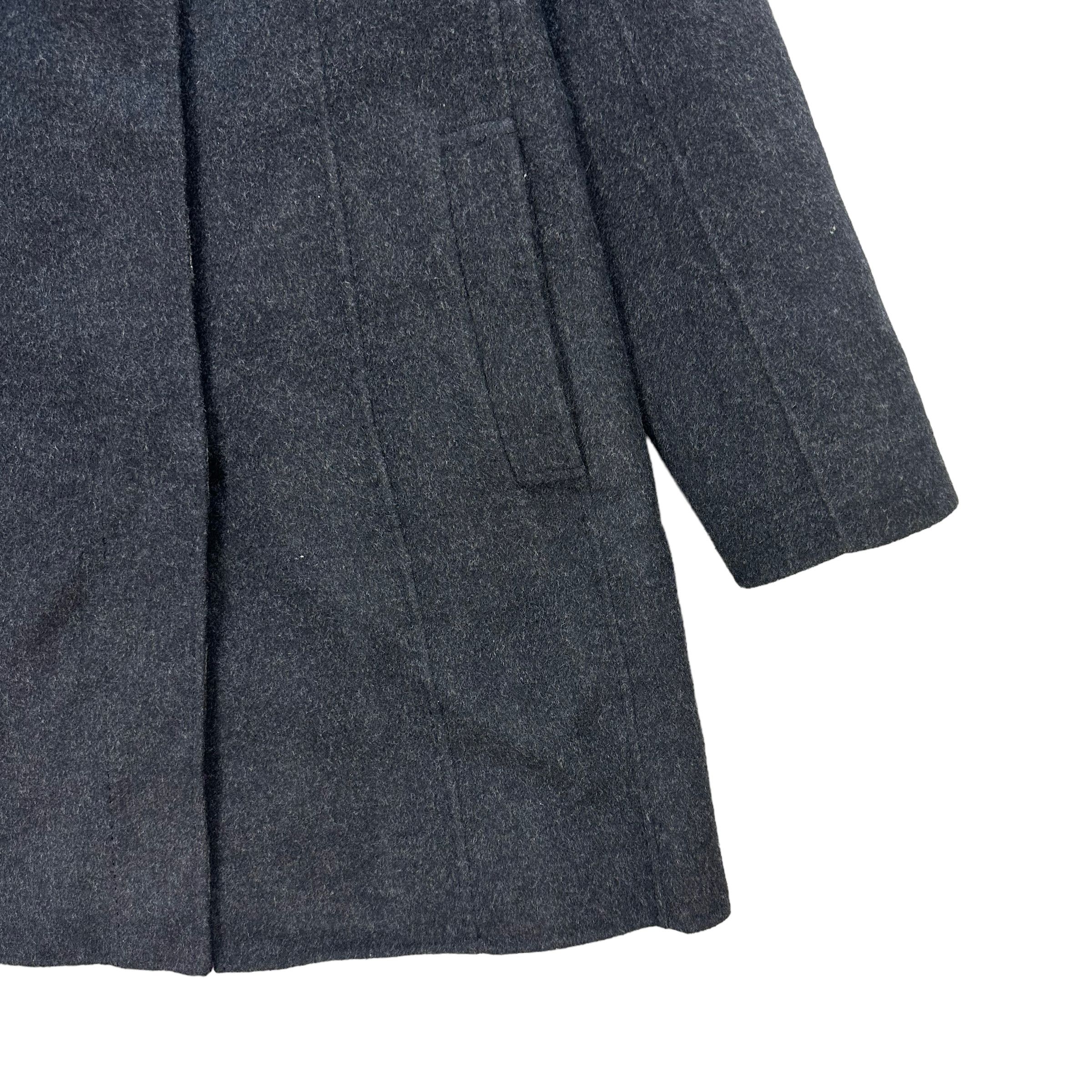 Burberry BURBERRY LONDON AW 2006 FUR NECK WOOL COAT #7666-162 Size S / US 4 / IT 40 - 5 Thumbnail