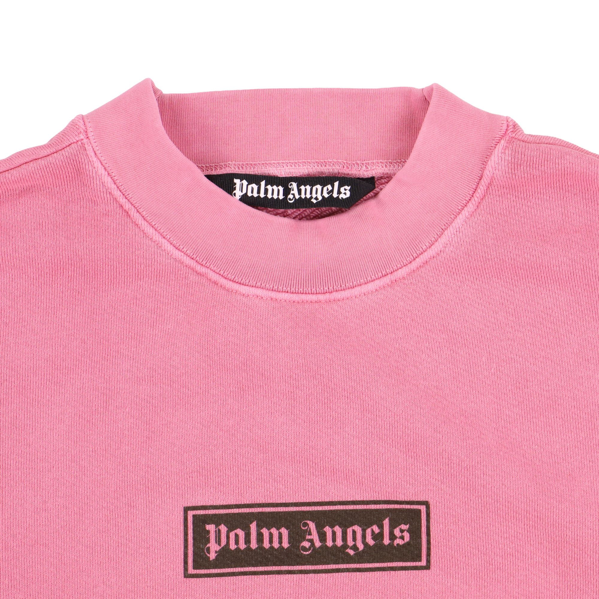 Palm Angels Pink Garment Dye Box Logo Oversized Sweatshirt Size US XL / EU 56 / 4 - 5 Thumbnail