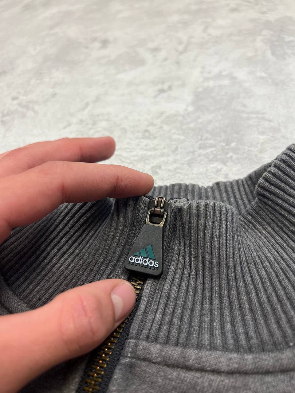 Adidas Vintage Adidas Equipment 1/4 Zip Sweatshirt Center Logo Size US L / EU 52-54 / 3 - 12 Thumbnail