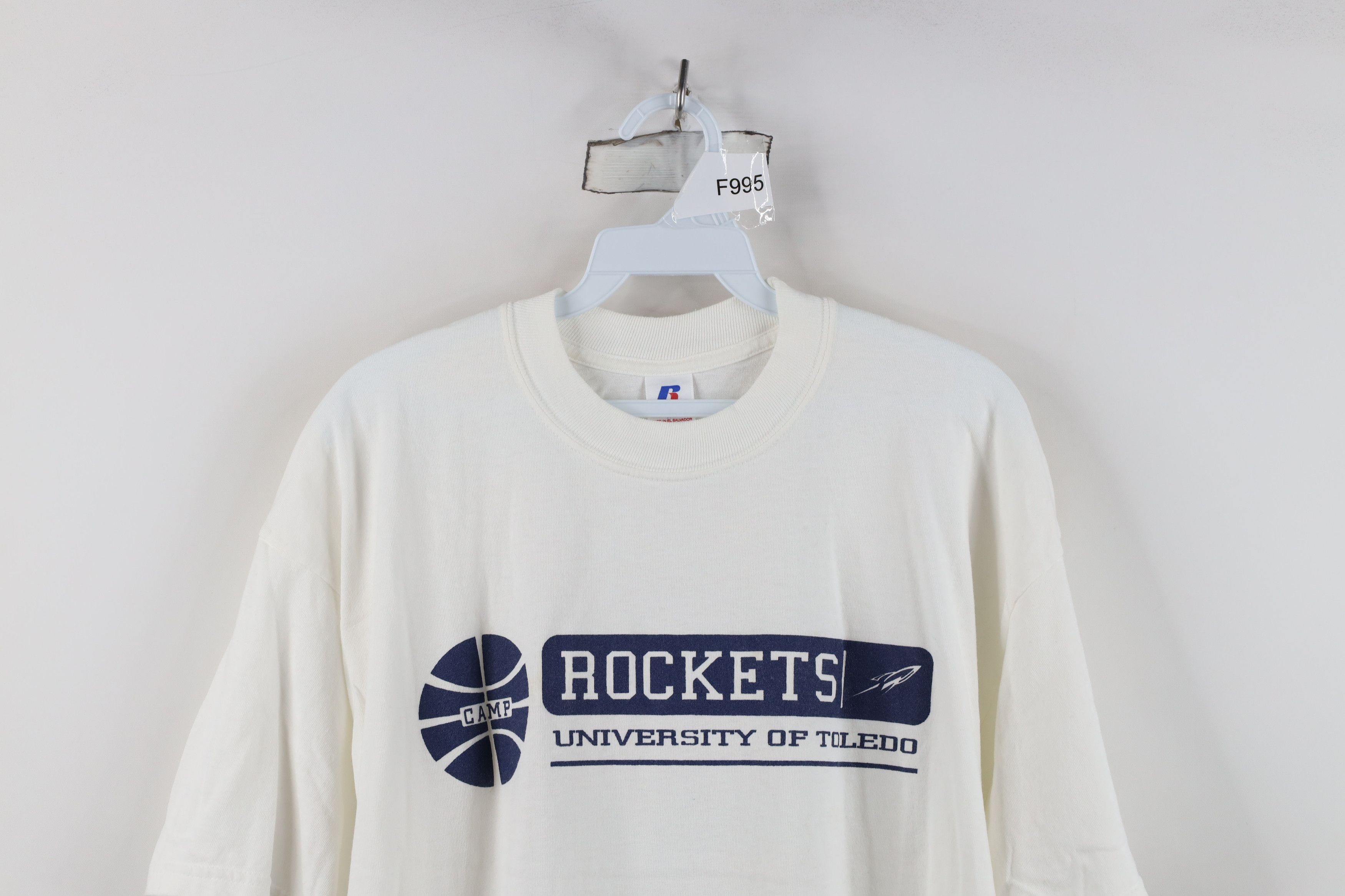 Russell Athletic Vintage 90s Russell Athletic Toledo Basketball T-Shirt Size US XL / EU 56 / 4 - 2 Thumbnail