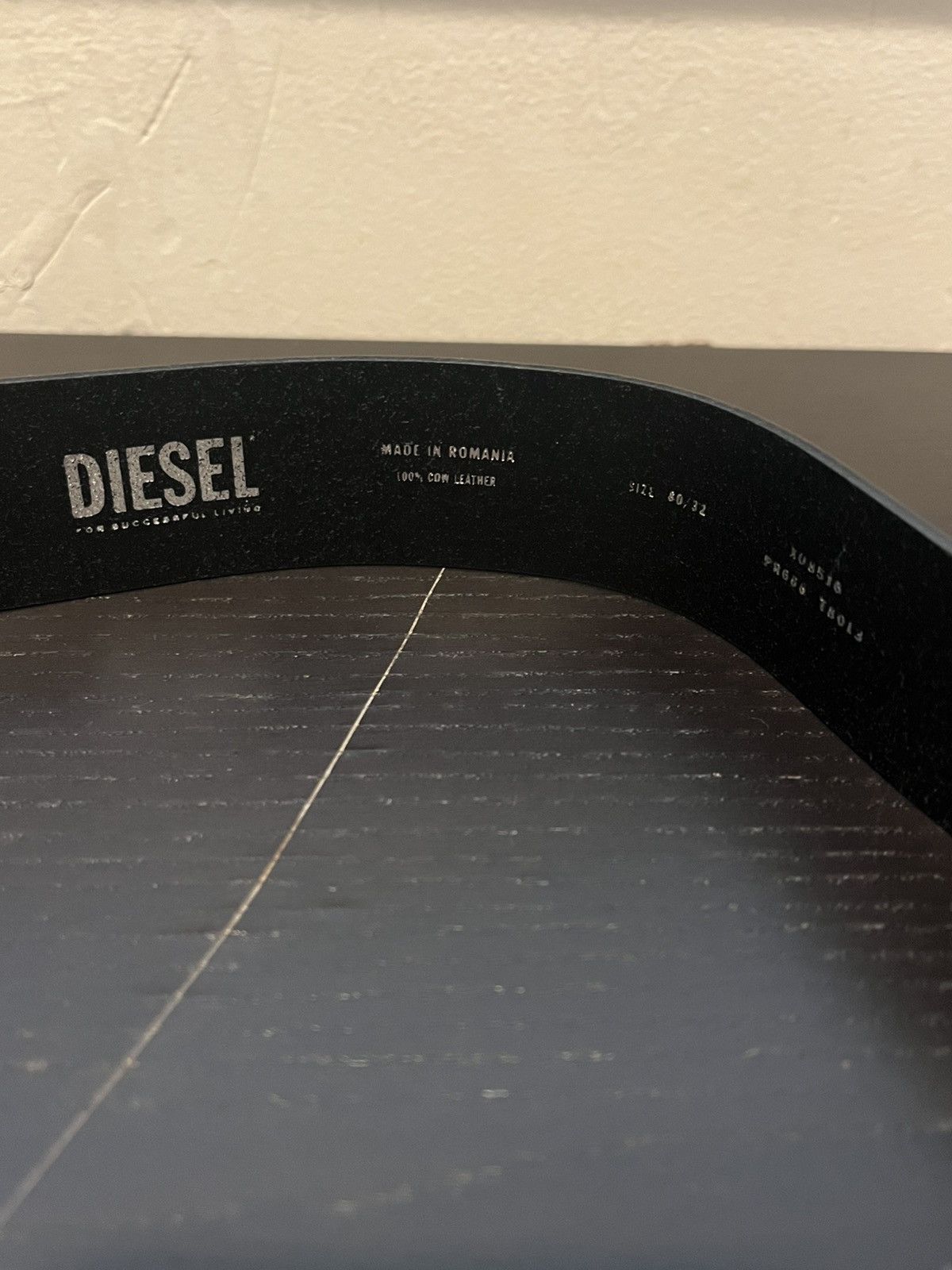 Diesel Diesel B-1dr Black Belt Size 32 - 5 Thumbnail