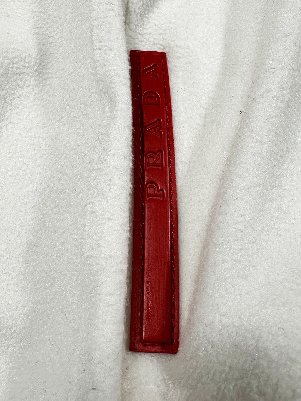 Prada Prada "Linea Rossa" Fleece Hoodie Size M / US 6-8 / IT 42-44 - 6 Thumbnail
