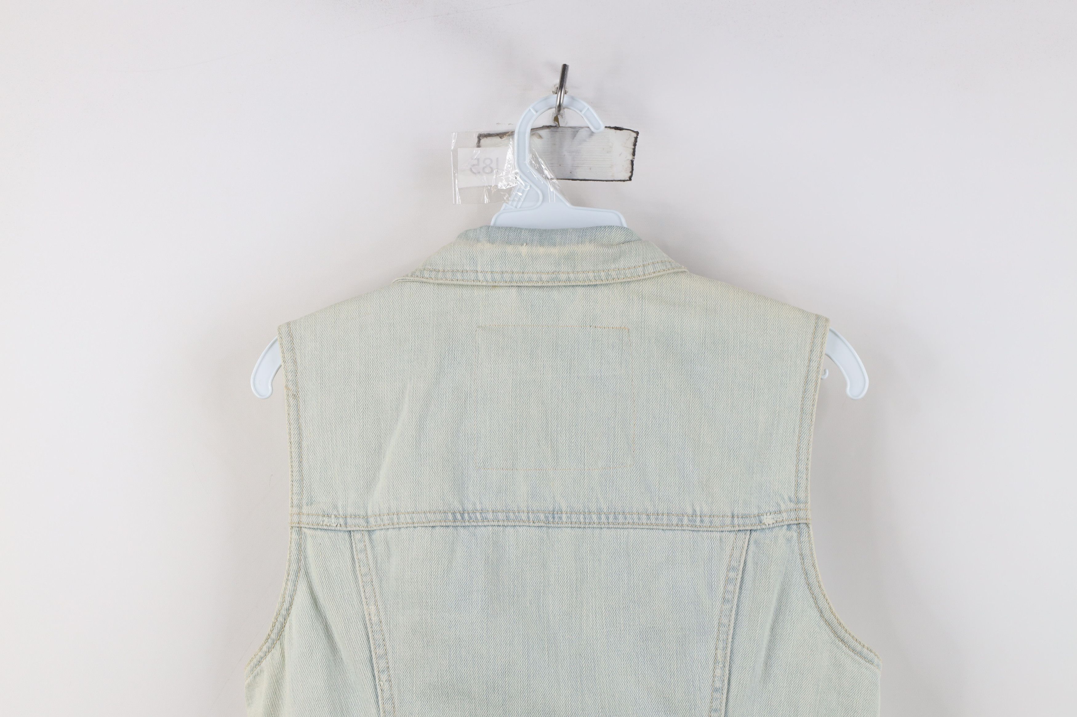 Abercrombie & Fitch Vintage Y2K Abercrombie & Fitch Denim Trucker Vest Jacket Size M / US 6-8 / IT 42-44 - 15 Thumbnail