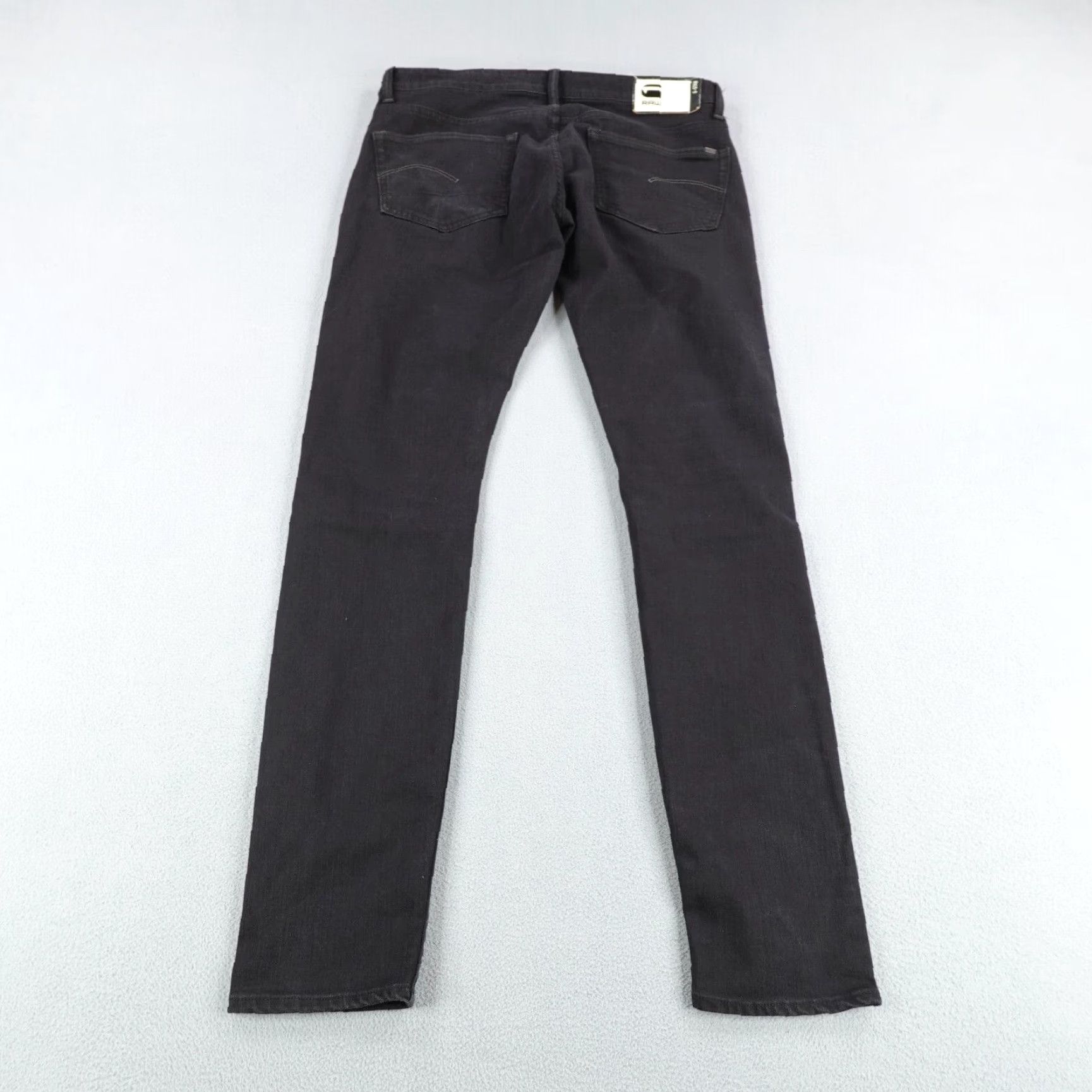 G-Star VINTAGE G-Star 3301 Jeans Mens 33x34 Dark Denim Straight Leg Cotton Blend Size US 33 - 6 Thumbnail