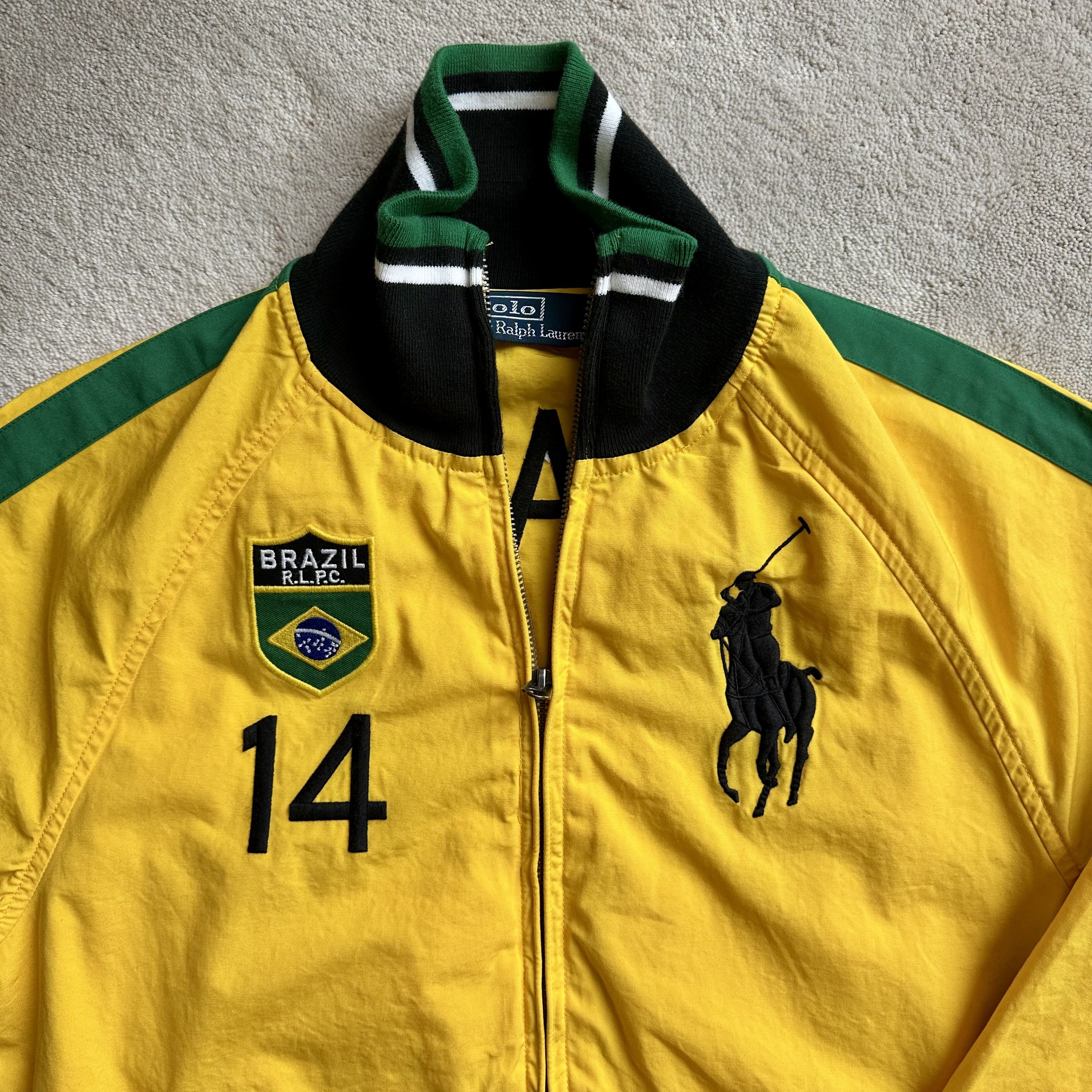 Polo Ralph Lauren POLO RALPH LAUREN Big Pony BRAZIL Bomber JACKET Size US S / EU 44-46 / 1 - 3 Thumbnail
