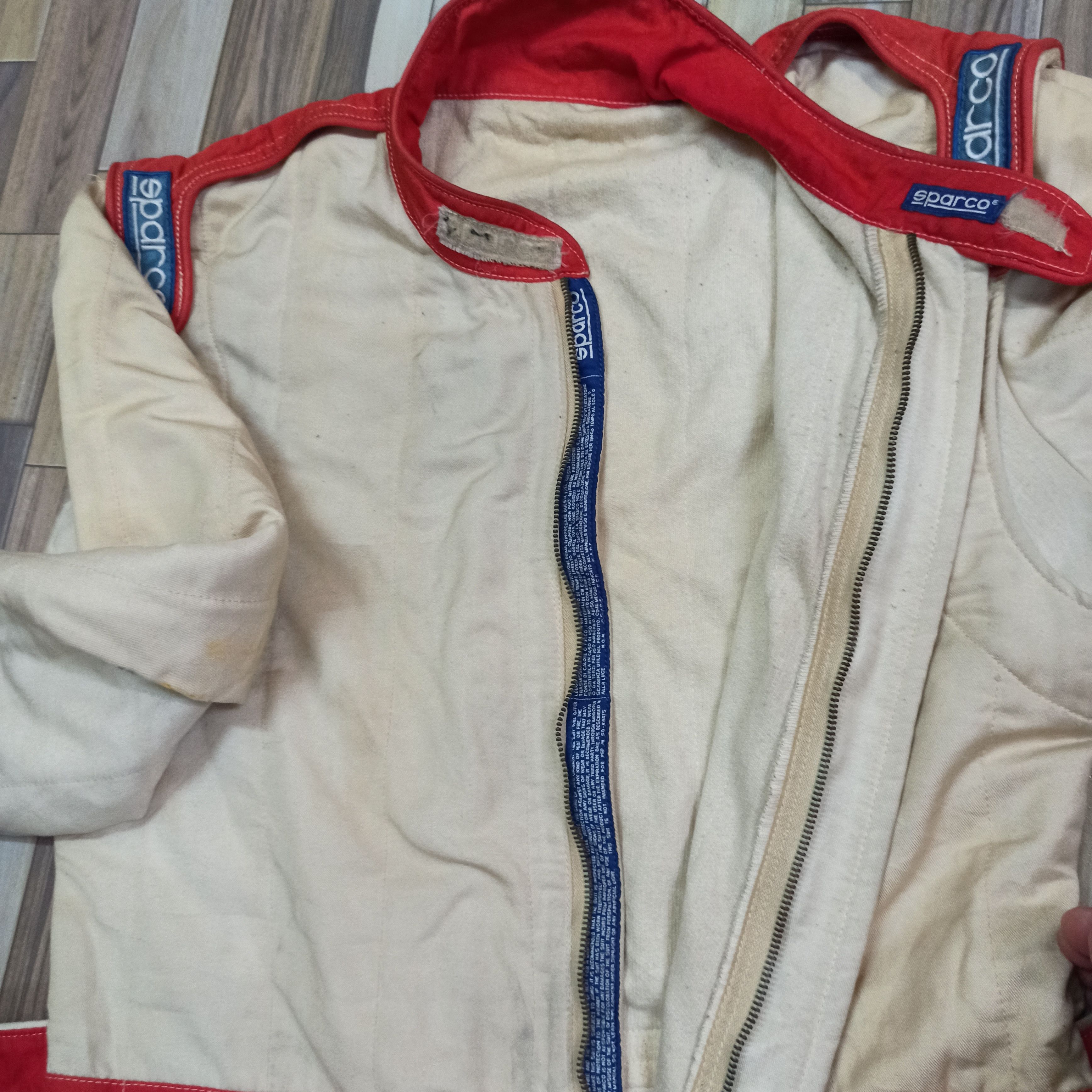 Vintage RARE SPARCO RACING OVERALL SUIT SPRINT MADE IN EUROPE Size US 42 / EU 58 - 10 Thumbnail