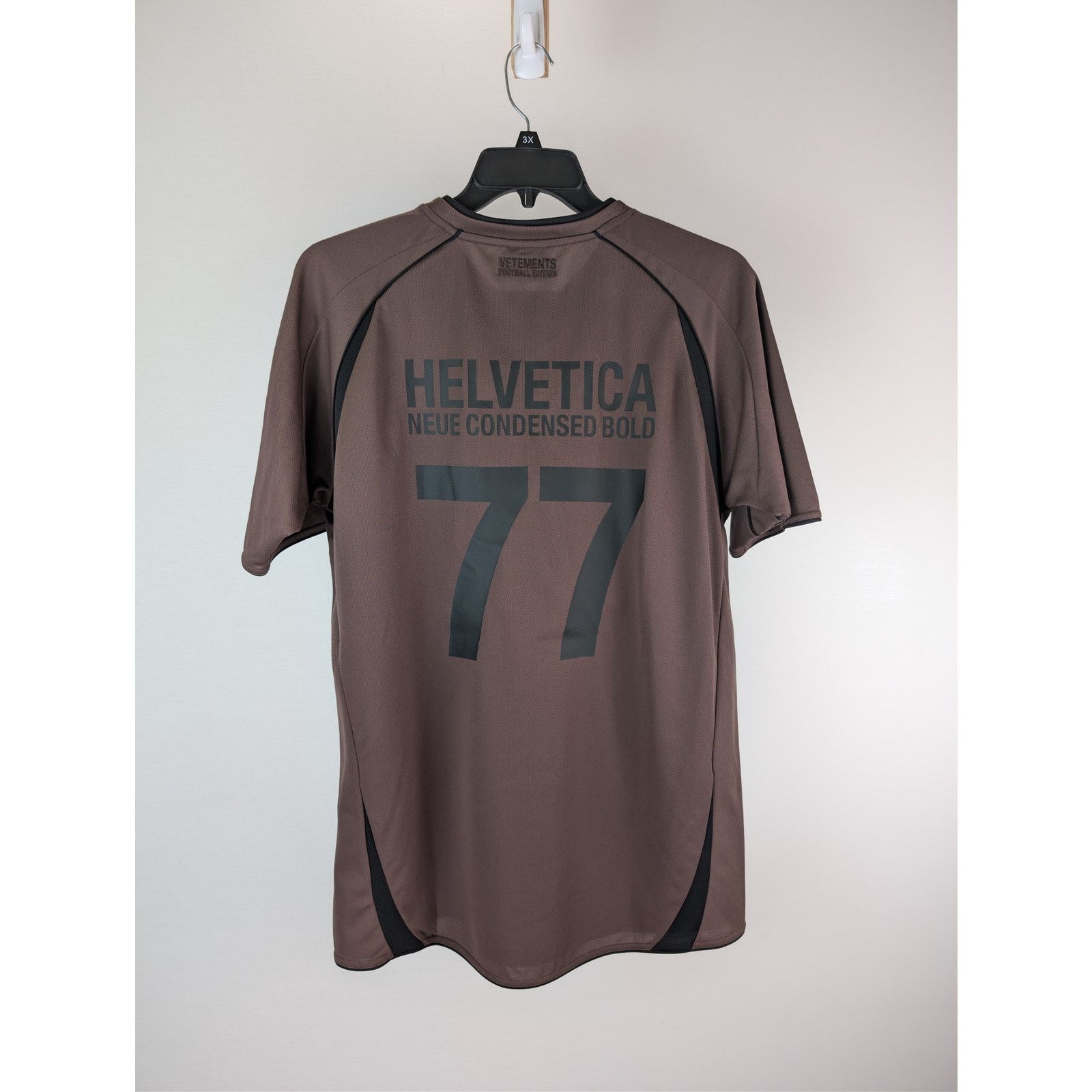 SSENSE × Vetements “You Fuck'n Asshole” Football Shoulder T-Shirt