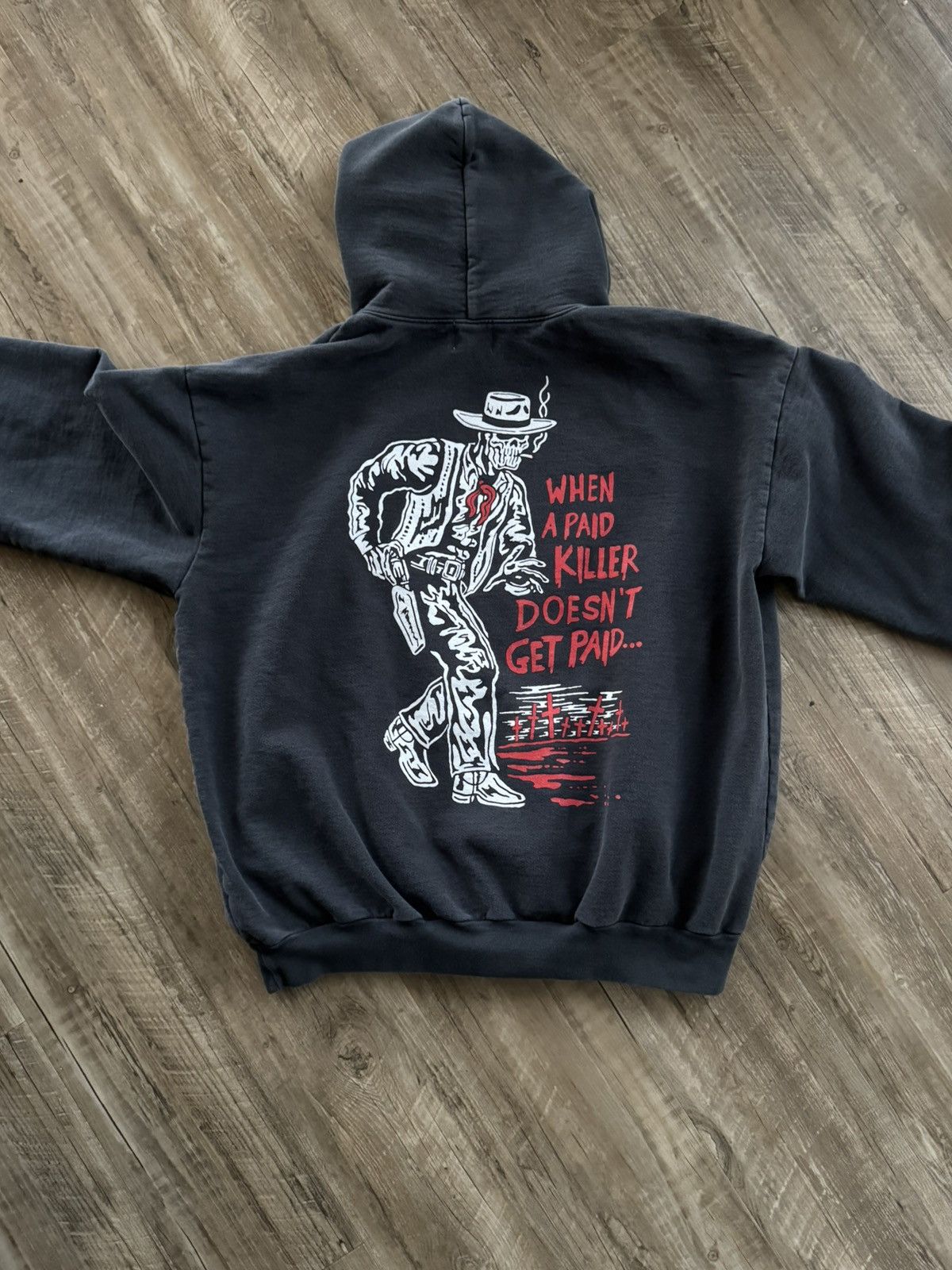 Warren Lotas Paid killer Hoodie Size US XXL / EU 58 / 5 - 2 Thumbnail