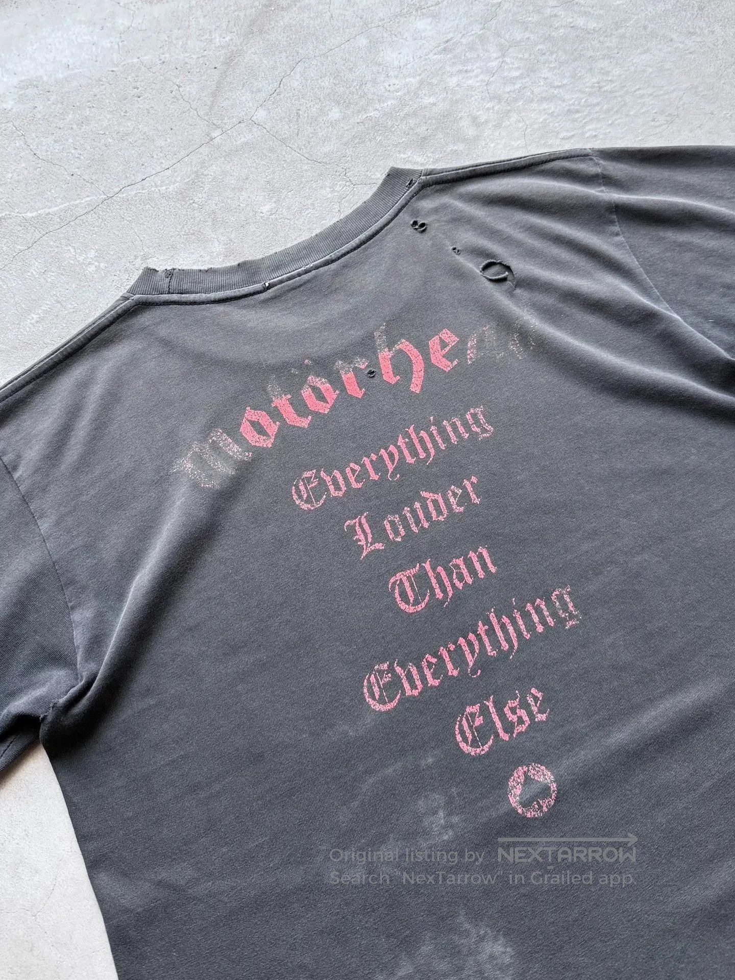 Vintage Vintage 90s Motor Head Band Tee. Size US M / EU 48-50 / 2 - 6 Thumbnail