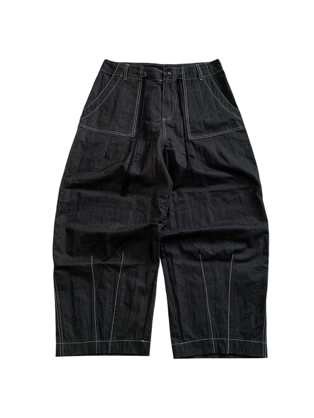 Yohji Yamamoto Japanesebrand Fatigue Wide Balloon Pants (Needles Style) Size US 32 / EU 48 - 1 Thumbnail