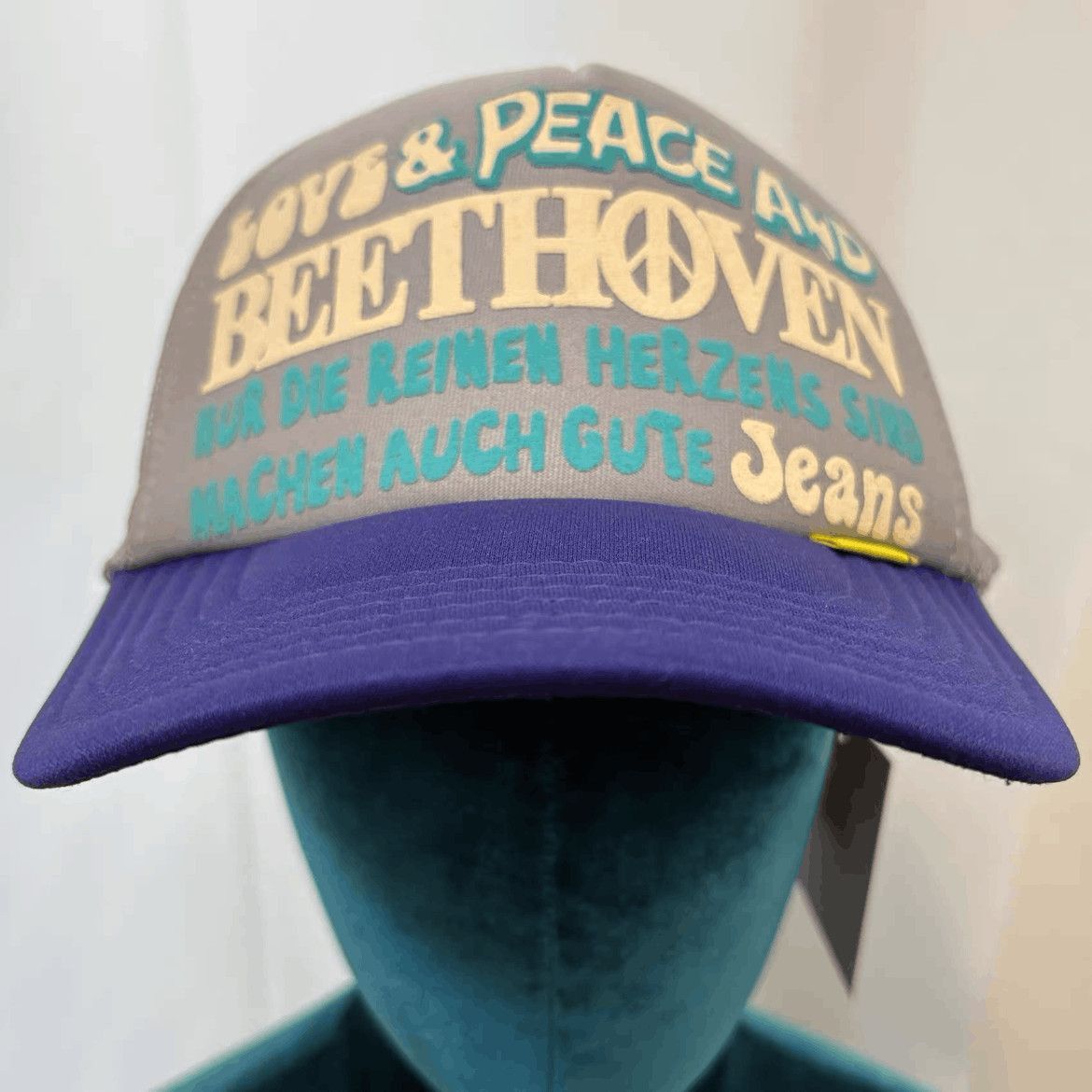 Kapital KAPITAL Love Peace Truck Driver Hat-2508 Size ONE SIZE - 1 Thumbnail
