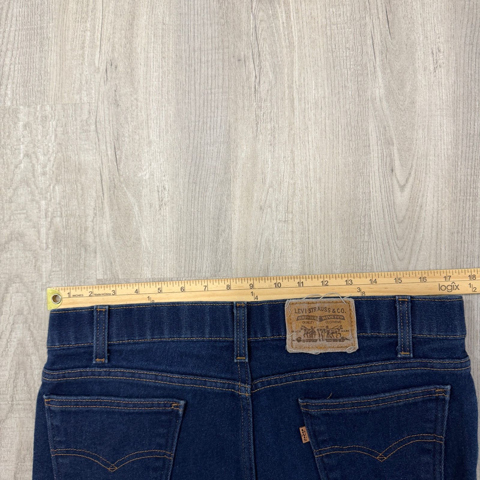 Levi's Vintage Levis Action Jeans Men's 36x29 Denim Dark Wash 890s Size US 36 / EU 52 - 8 Thumbnail