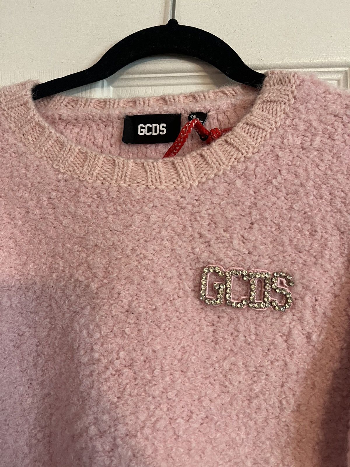 GCDS GCDS Pink Hairy Sweater Size XL / US 12-14 / IT 48-50 - 2 Thumbnail