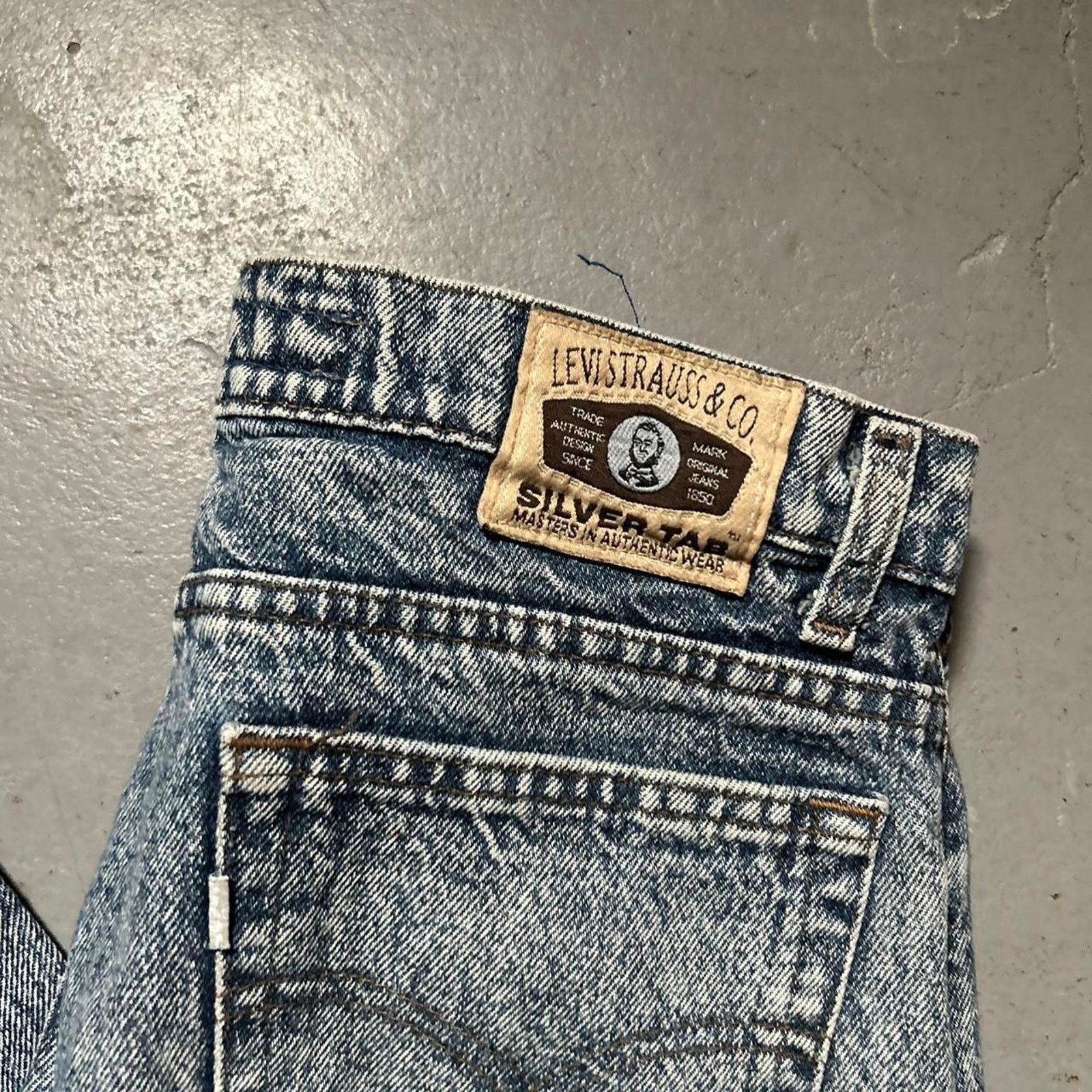 Levi's 90s levis denim jeans made in usa silver tab skinny Size US 28 / EU 44 - 8 Thumbnail