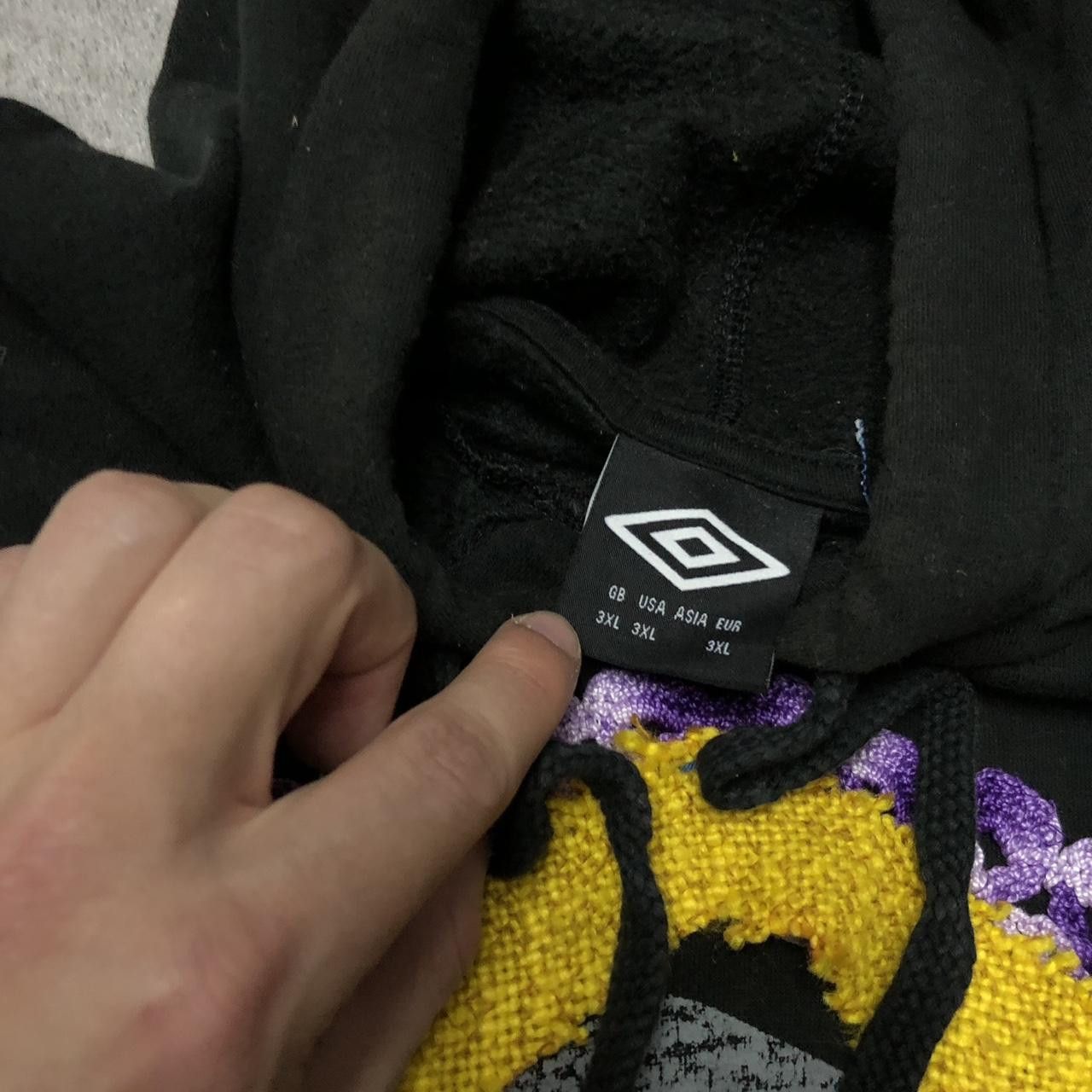 Umbro Umbro black hoodie with purple accents #skater Size US XXL / EU 58 / 5 - 4 Thumbnail