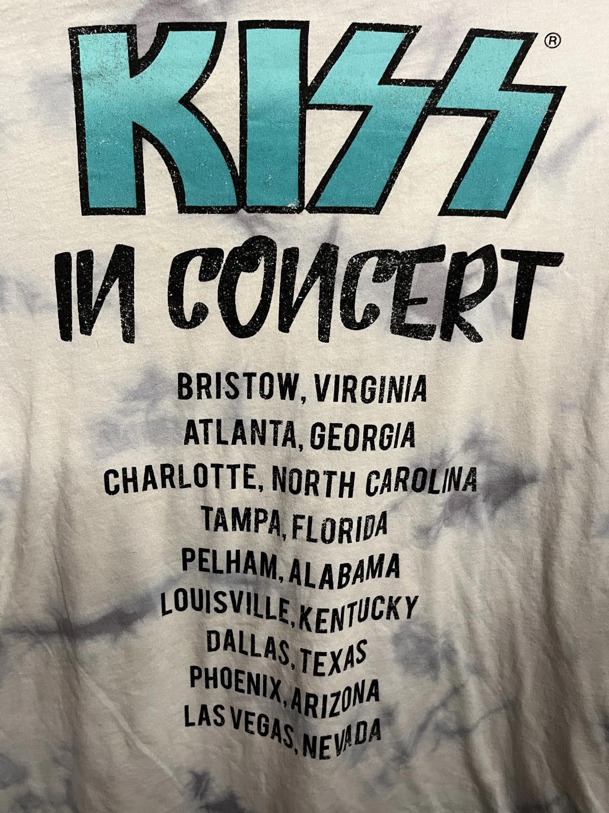 Designer KISS in concert Long Sleeve Tie Dye T-shirt - M Size US M / EU 48-50 / 2 - 5 Thumbnail