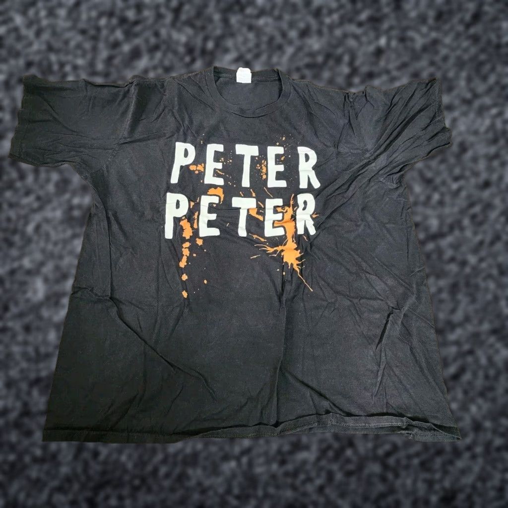 Vintage VINTAGE Mens 3XL Halloween Pumpkin Eater Couple T-Shirt Black Cotton Crew Neck Short Sleeve Size US XXL / EU 58 / 5 - 1 Thumbnail