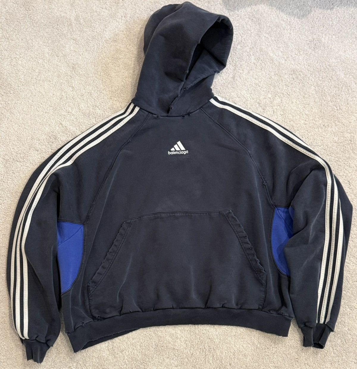 Adidas × Balenciaga Balenciaga Adidas Hoodie Size US S / EU 44-46 / 1 - 1 Thumbnail