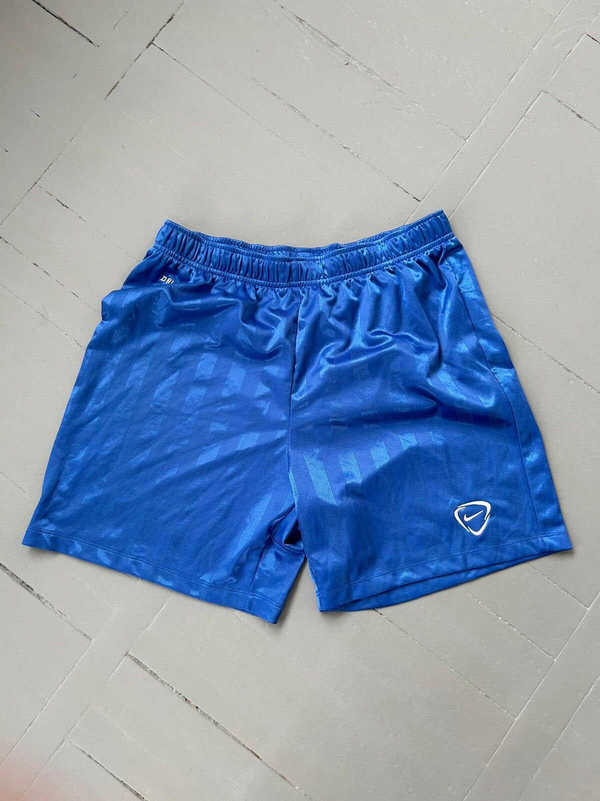 Pre-owned Nike X Vintage Nike Sport Shorts Dri Fit In Blue