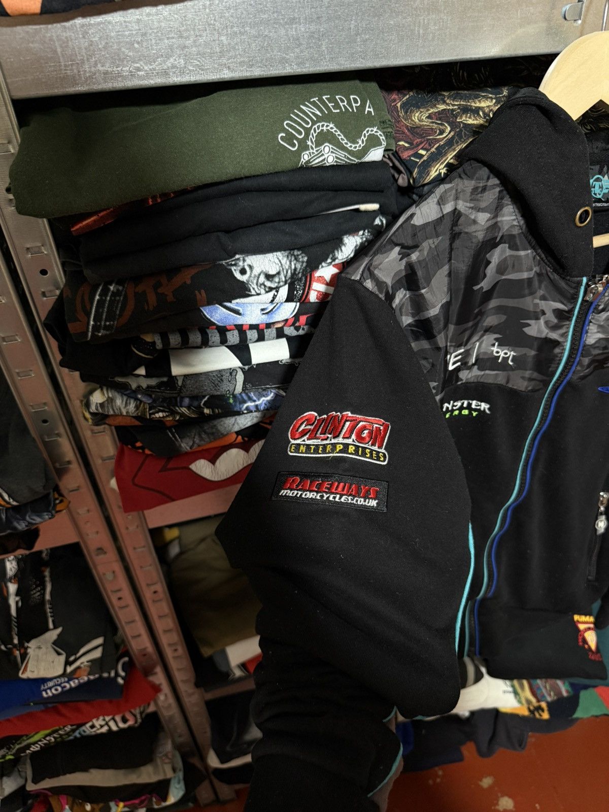 Vintage Monster Energy Racing Zip Hoodie TTC By Keith Flint Size US S / EU 44-46 / 1 - 10 Thumbnail