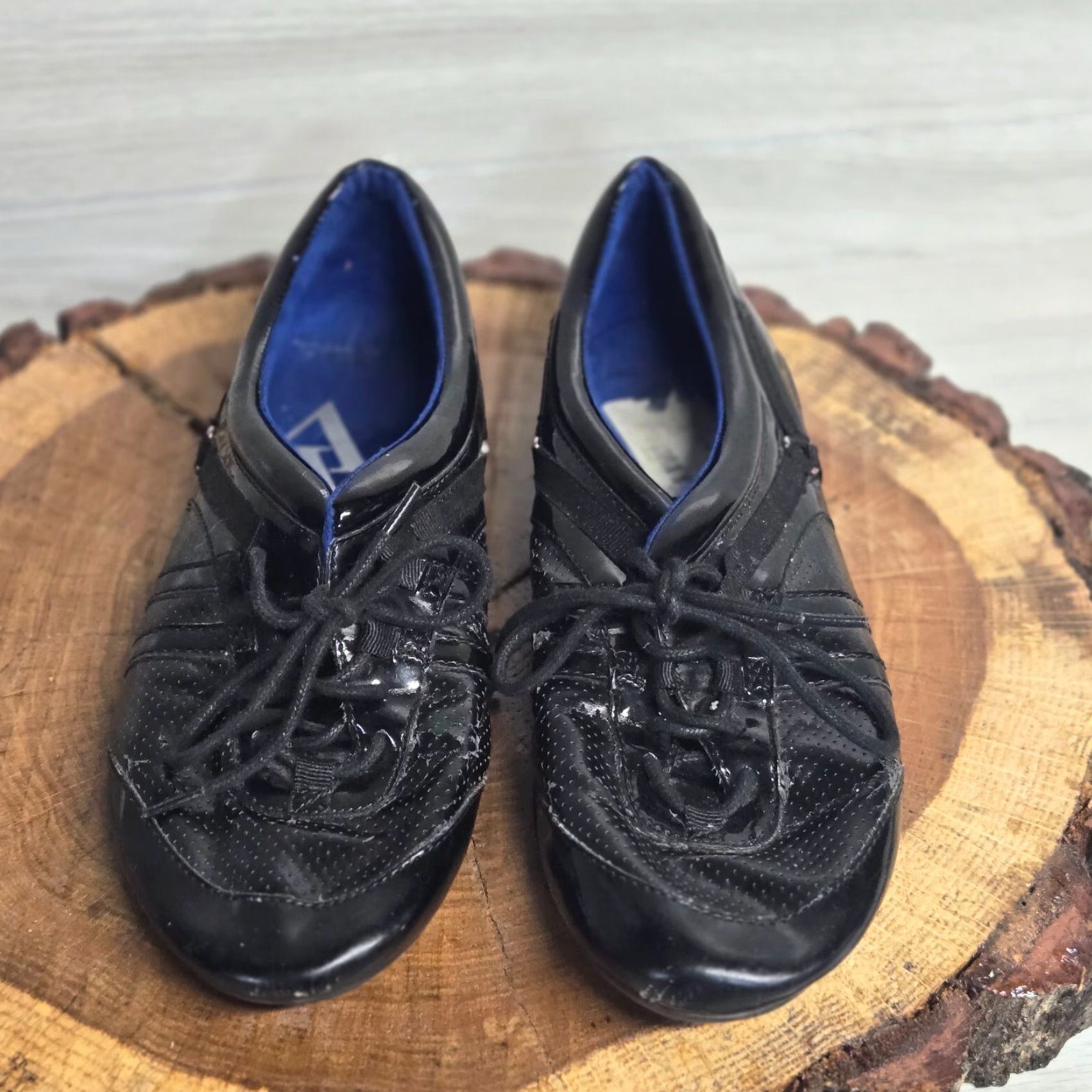 Vintage VINTAGE Adrienne Vittadini Sport Comfort Black Lace Up Adult Women's Size 10 Shoes Size ONE SIZE - 3 Thumbnail