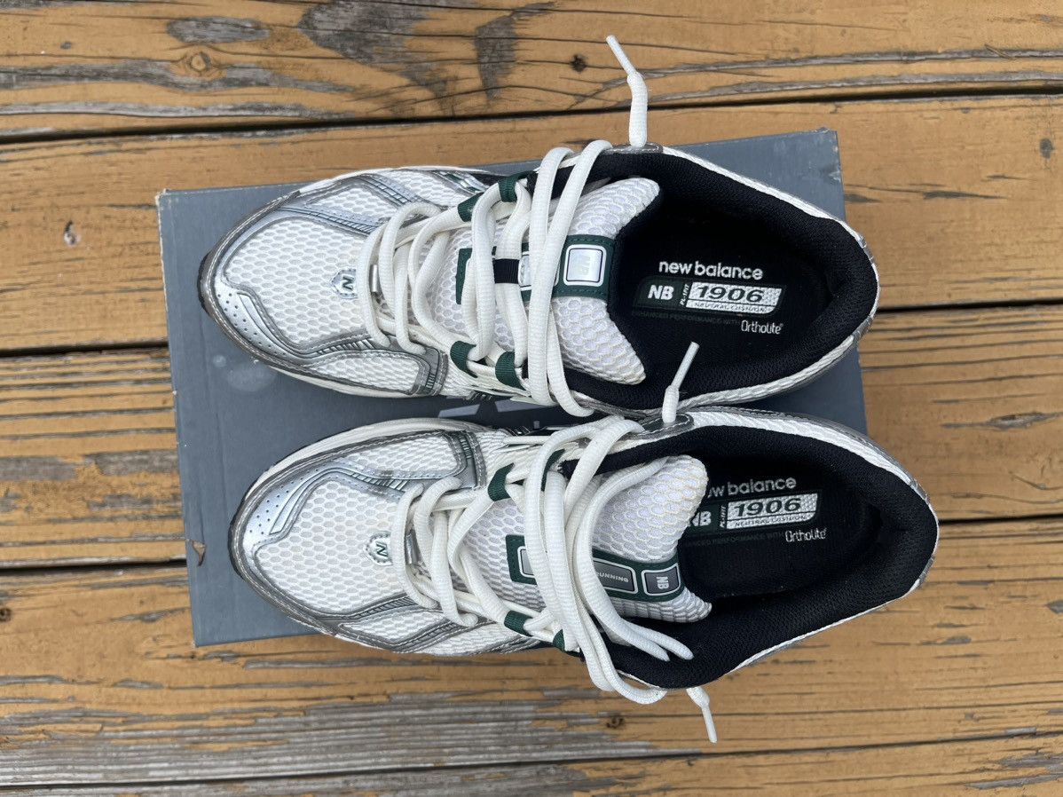New Balance New Balance 1906R Silver Green Size US 10.5 / EU 43-44 - 3 Thumbnail