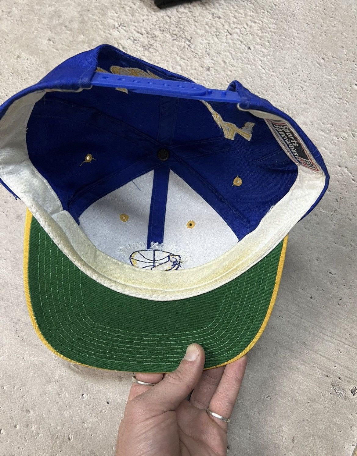 NBA × Sports Specialties Vintage Sports Specialties Golden State Warriors cap Size ONE SIZE - 4 Thumbnail