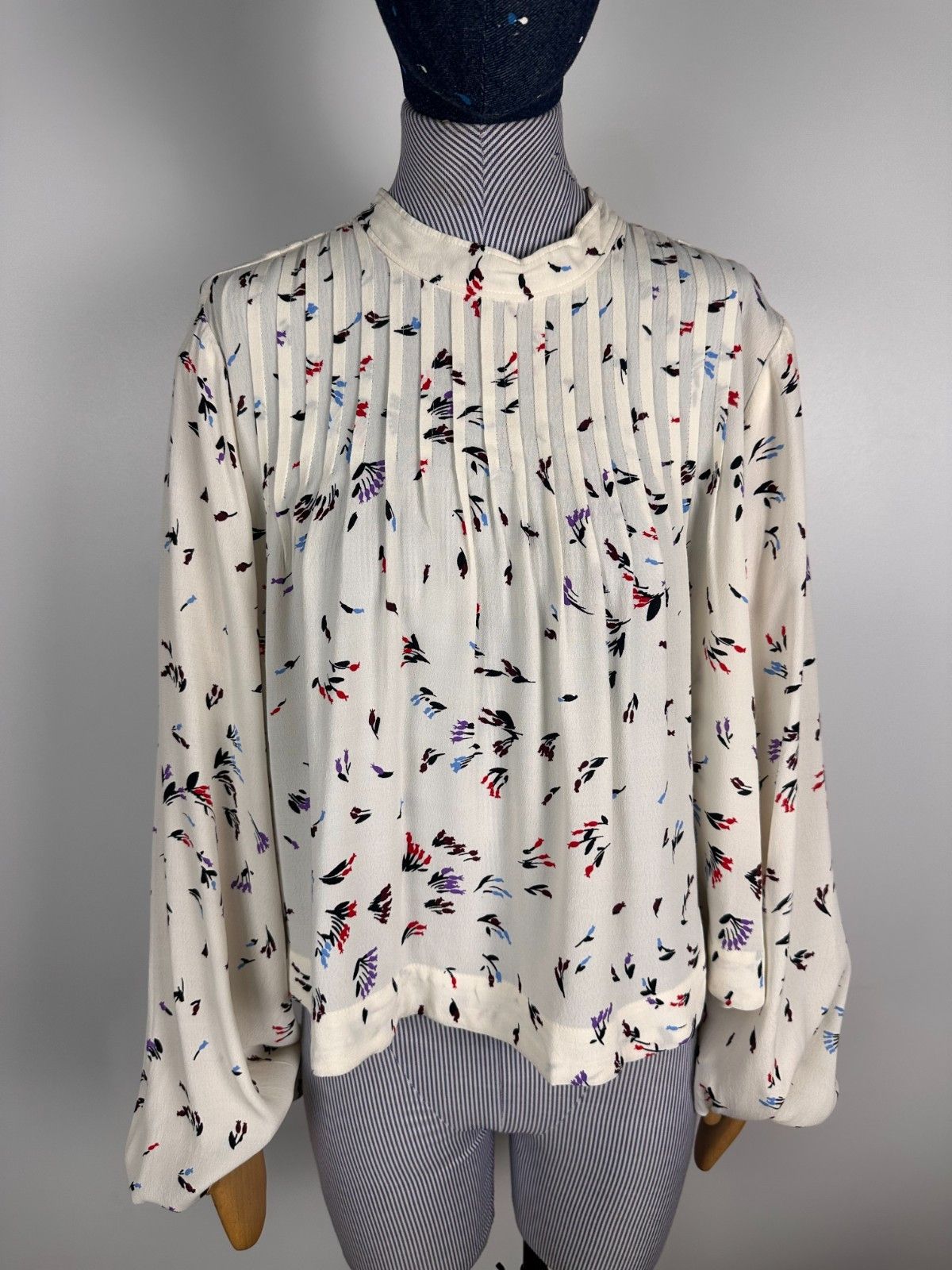 Ganni Ganni blouse long sleeve pleated size 38 Size XS / US 0-2 / IT 36-38 - 1 Thumbnail