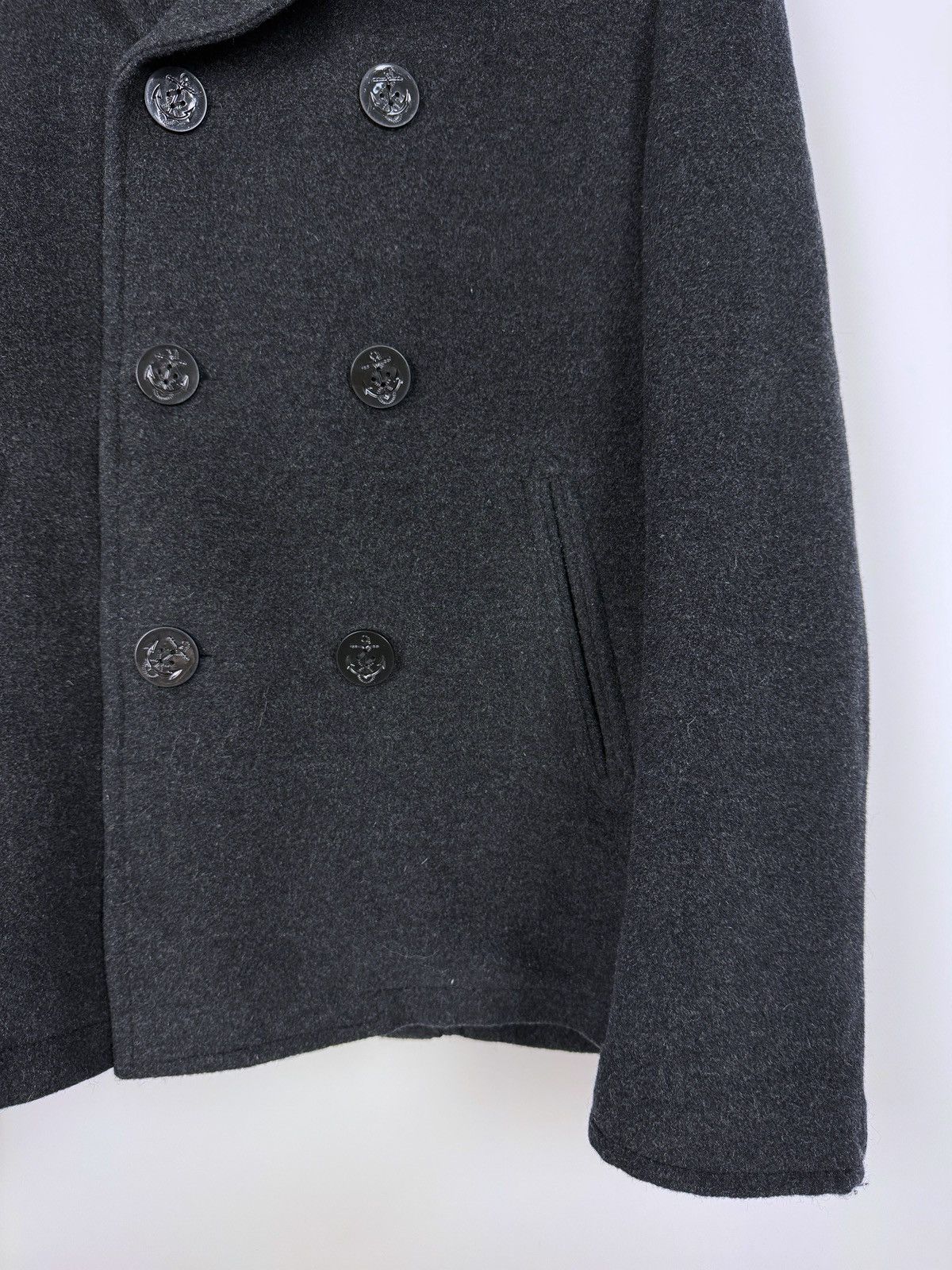Alpha Industries Alpha Industries Wool Blend Pea Coat Jacket Size US S / EU 44-46 / 1 - 9 Thumbnail