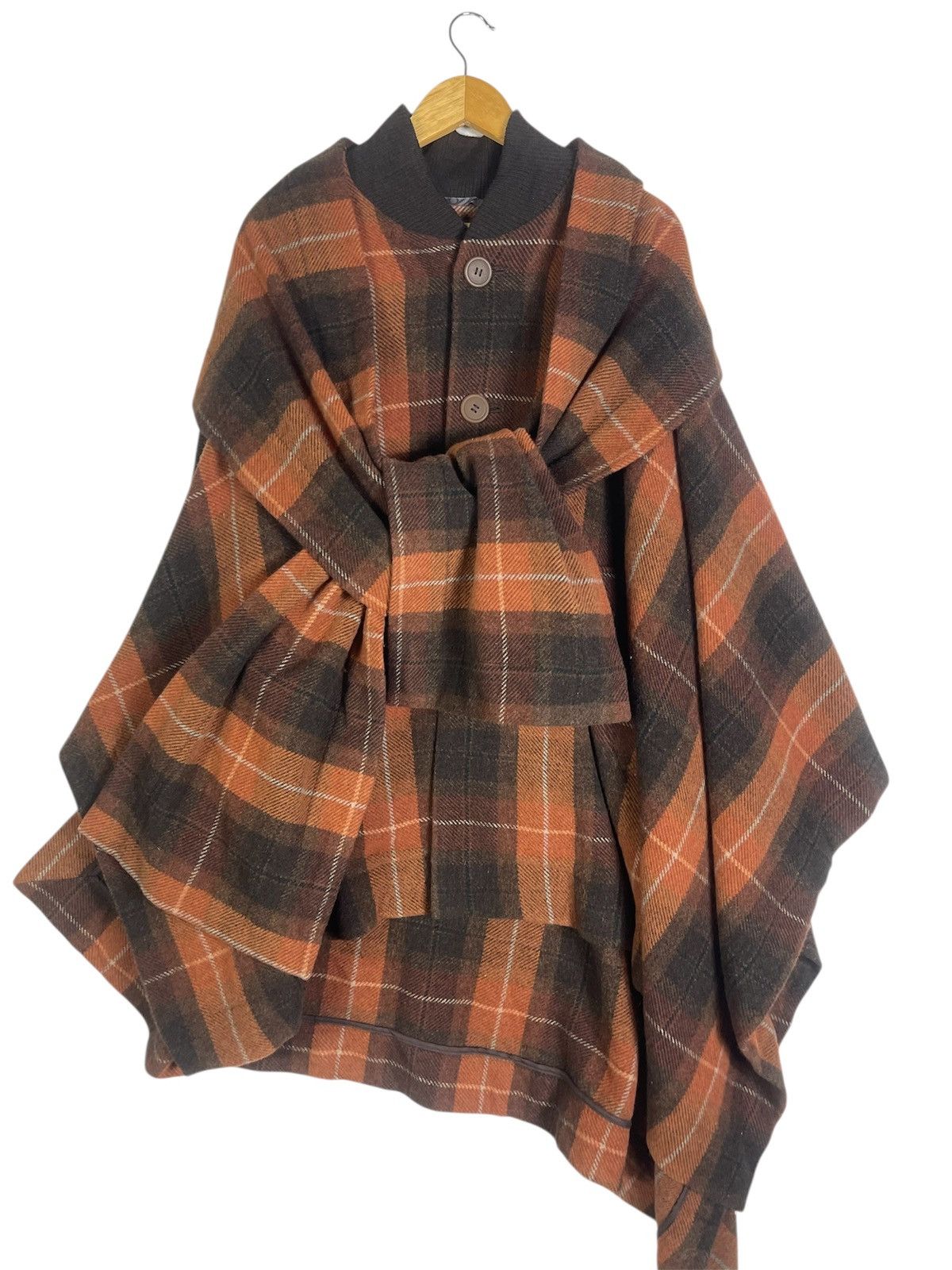 Vivienne Westwood Vivienne Westwood MAN 2-Way Convertible Cape Poncho Jacket Size US XL / EU 56 / 4 - 8 Thumbnail