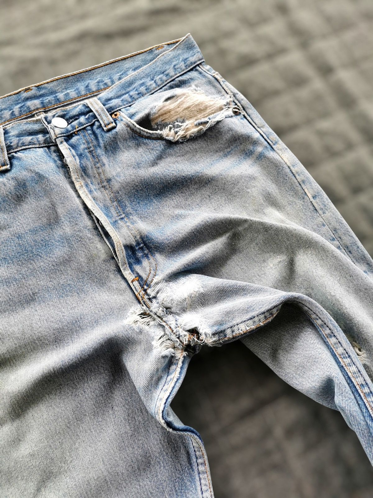 Levi's 80s Levis Vintage Crazy Nice Distressed Size US 32 / EU 48 - 13 Thumbnail