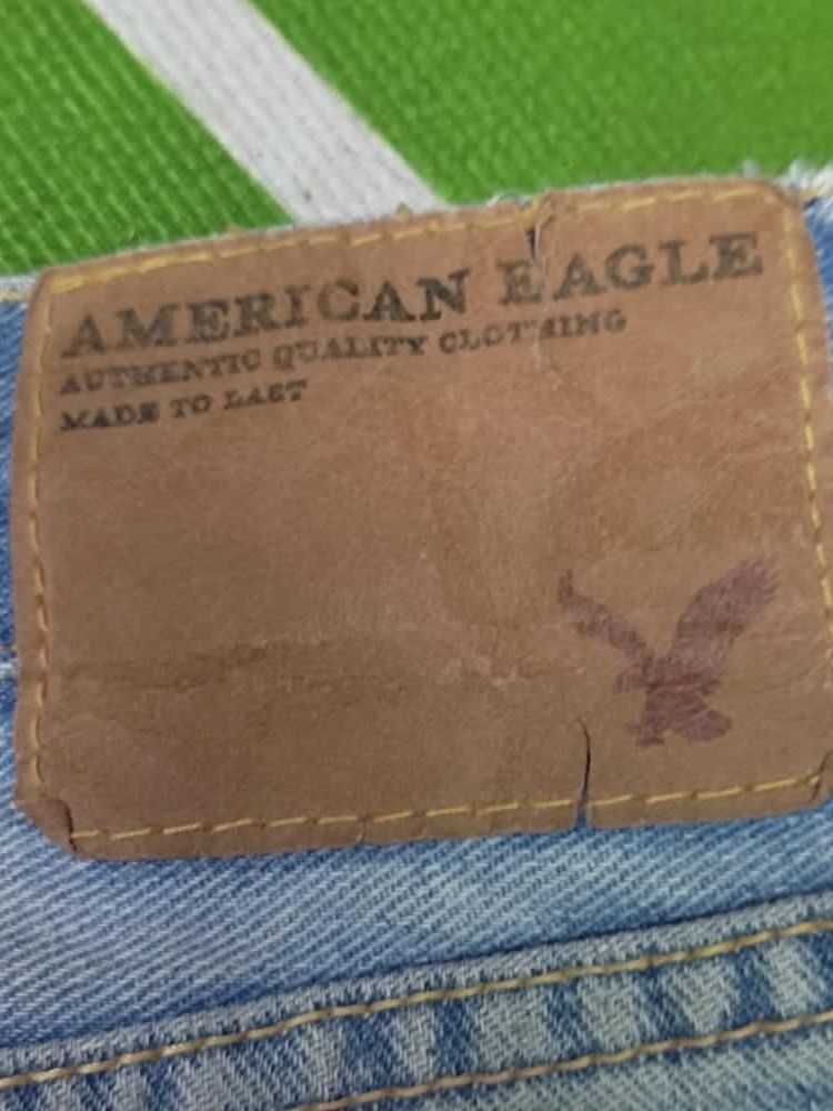 American Eagle Outfitters VINTAGE AMERICAN EAGLE BOOT CUT JEANS DISTRESSED STYLE Size US 33 - 8 Thumbnail