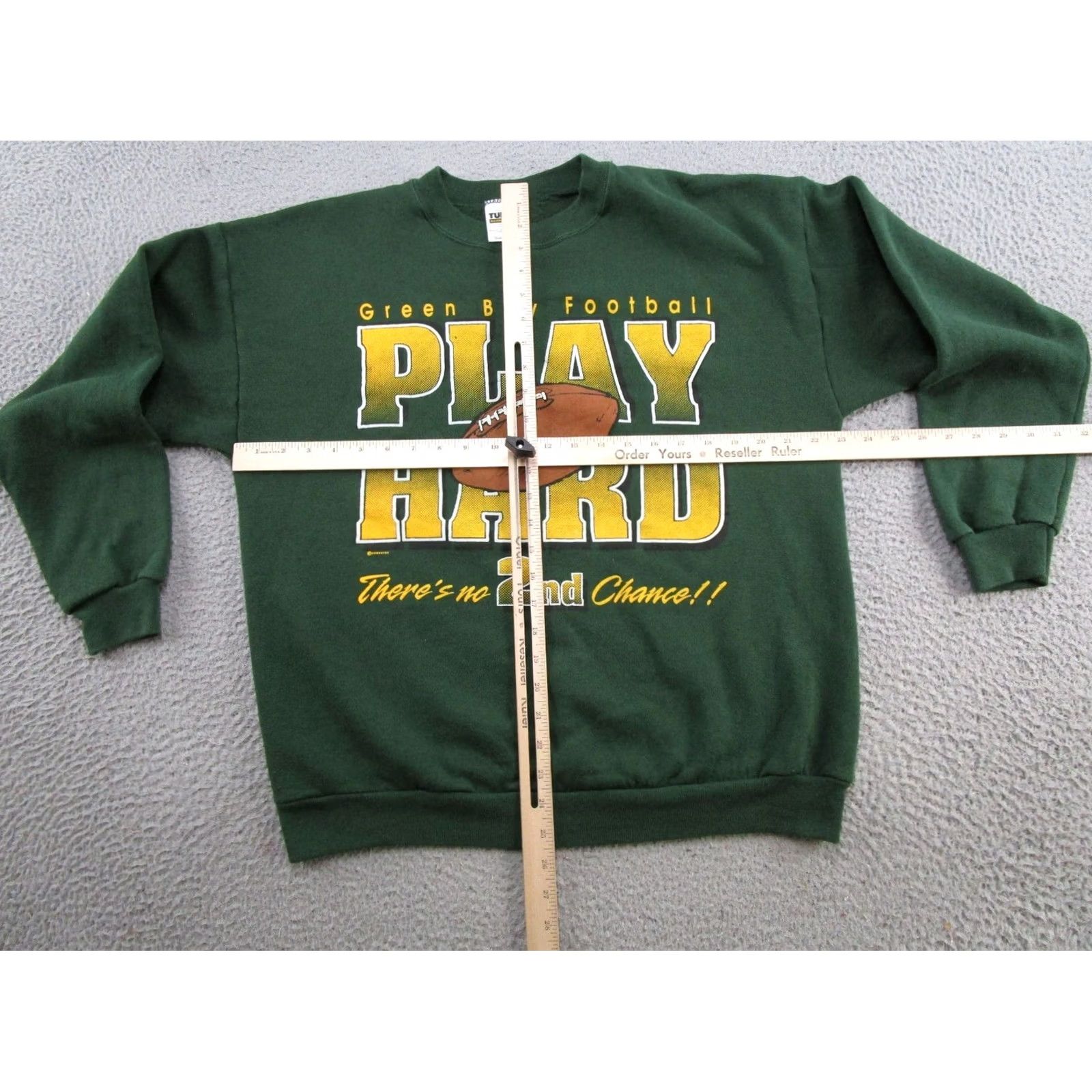Tultex VINTAGE Green Bay Packers Sweatshirt Crew Neck Pullover L Packers Logo 90s Men Size US L / EU 52-54 / 3 - 4 Thumbnail