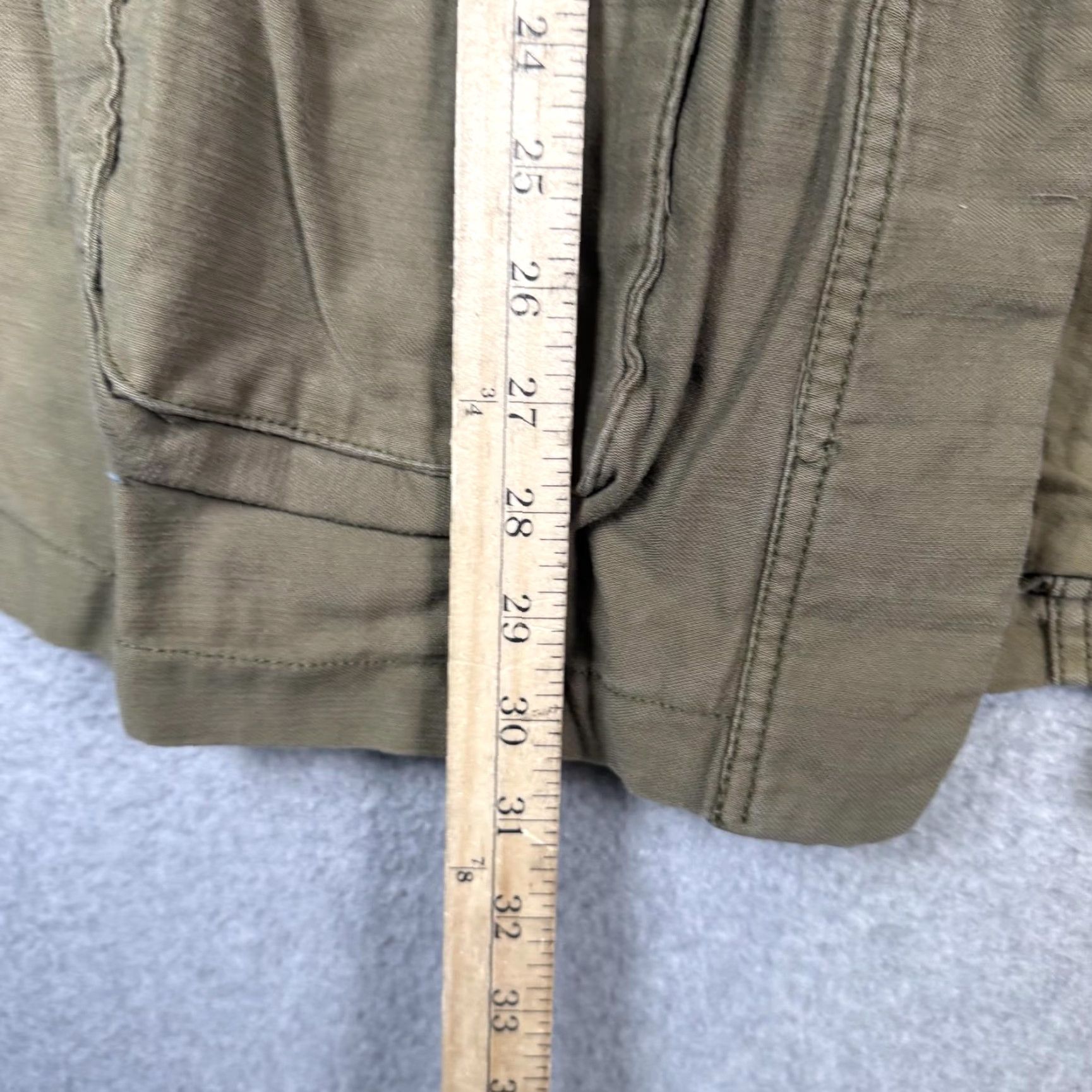 Free People Free People Jacket Women's Military Green Utility Pockets Cotton M Regular Green Military 90s? Size M / US 6-8 / IT 42-44 - 4 Thumbnail