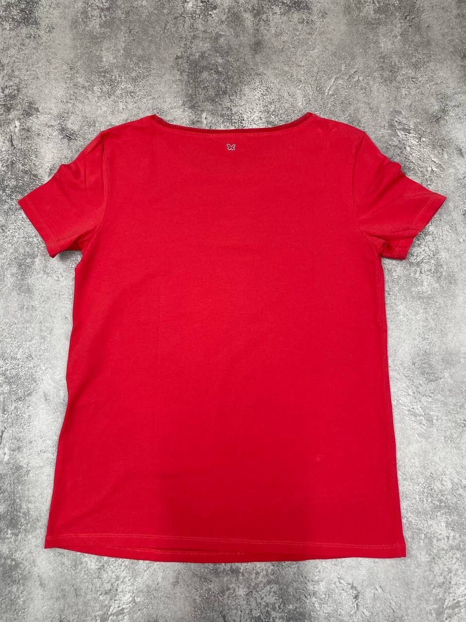 Weekend Max Mara Max Mara Weekend Women T-Shirt Red Short Sleeve Basic Top Size S / US 4 / IT 40 - 6 Thumbnail