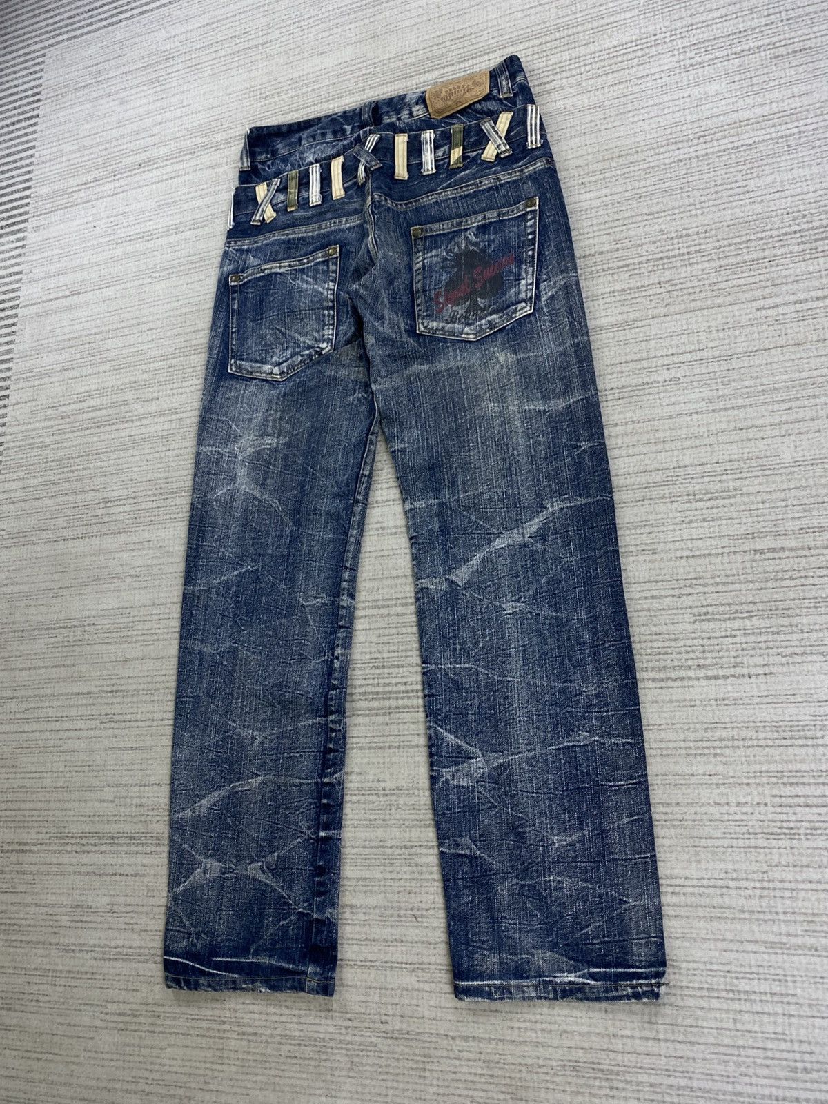 Hysteric Glamour Vintage Hysteric Style Creation Double Waist Denim Pants Size US 32 / EU 48 - 6 Thumbnail