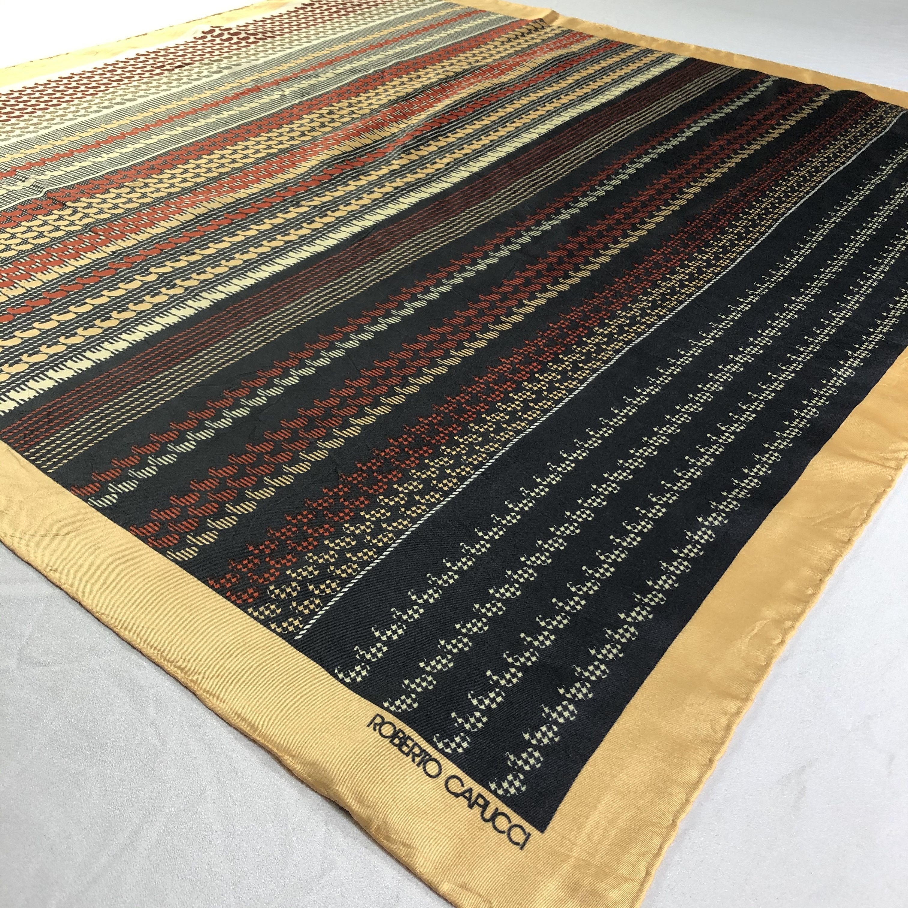 Vintage Vintage Roberto Capucci Silk Scarf Size ONE SIZE - 3 Thumbnail